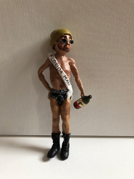 1" scale figure of "Florida Man"