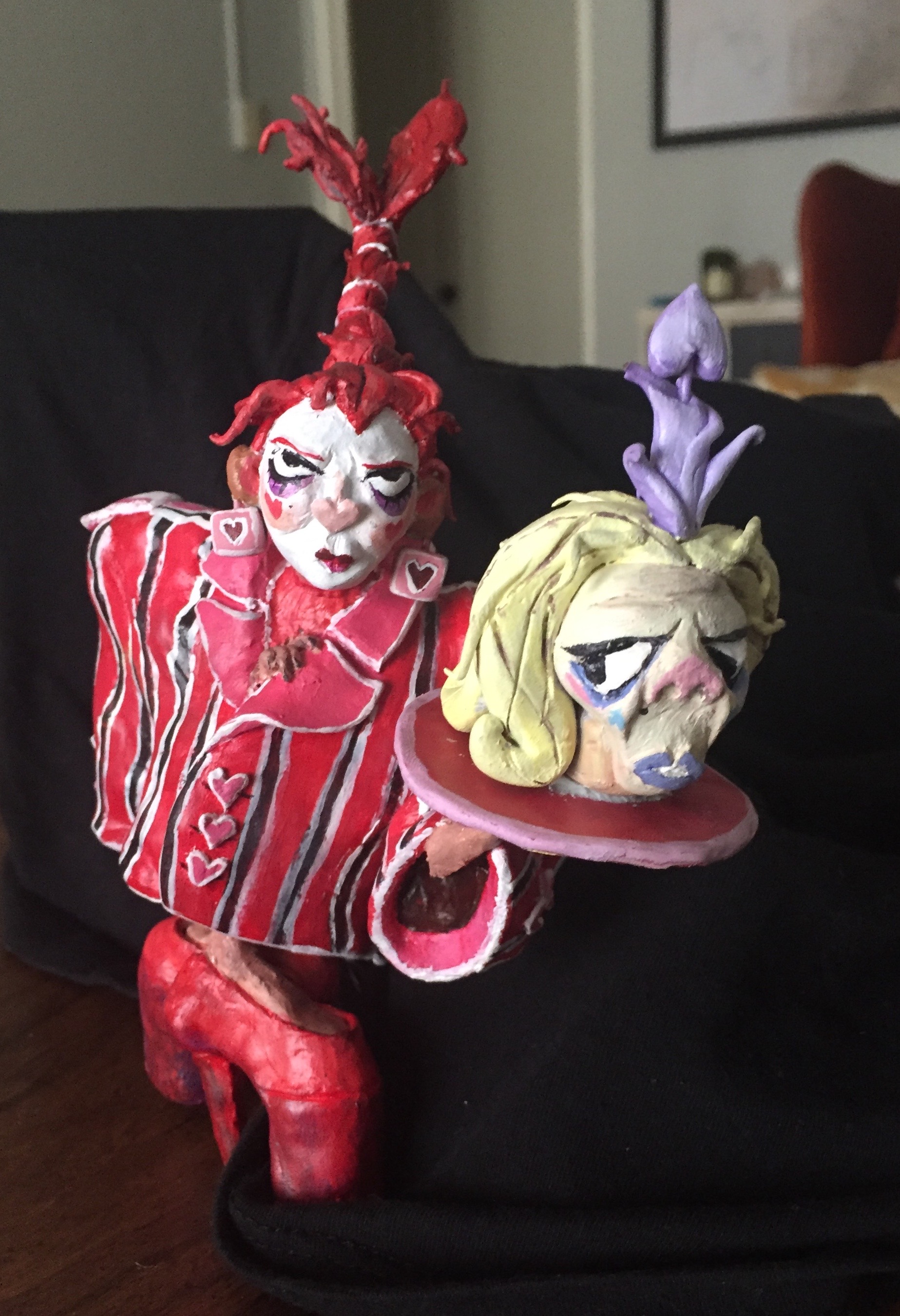 The Red and White Queens from Alice and Wonderland. Characters designed by Scott Epstein.