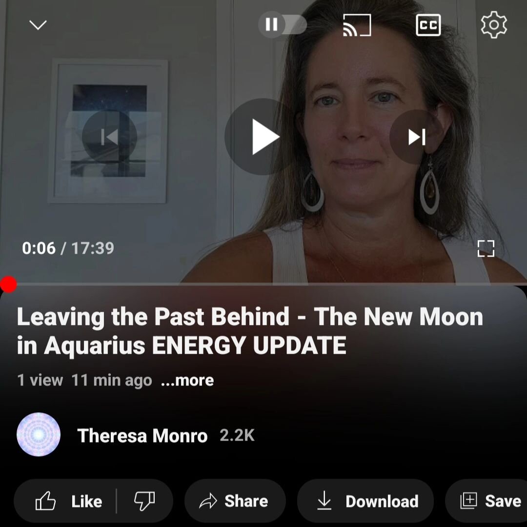 I did a thing today!

With it being the New Moon in Aquarius and the Chinese New Year,  I figured it's a good time to start delivering messages via video again. I'll admit - it was a lot of fun. 

It's been 4 years since I had my channel closed from 