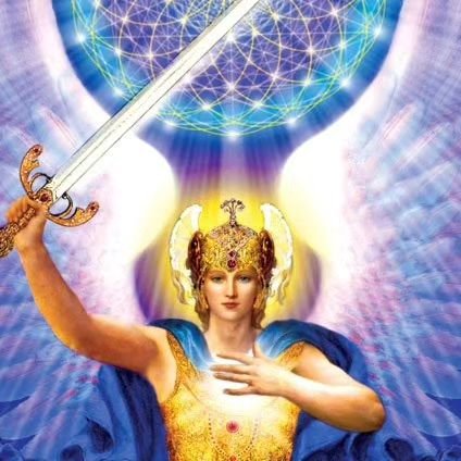 For Nation Prayer Day, I thought I would post a simple yet effective prayer you can use to have Archangel Michael place you in his bright blue energy for protection.
Say this with strong intention:

Archangel Michael before me
Archangel Michael behin