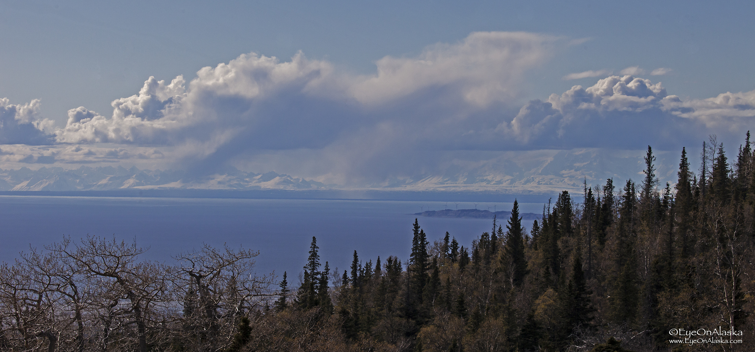 The view this afternoon from Bear Valley.