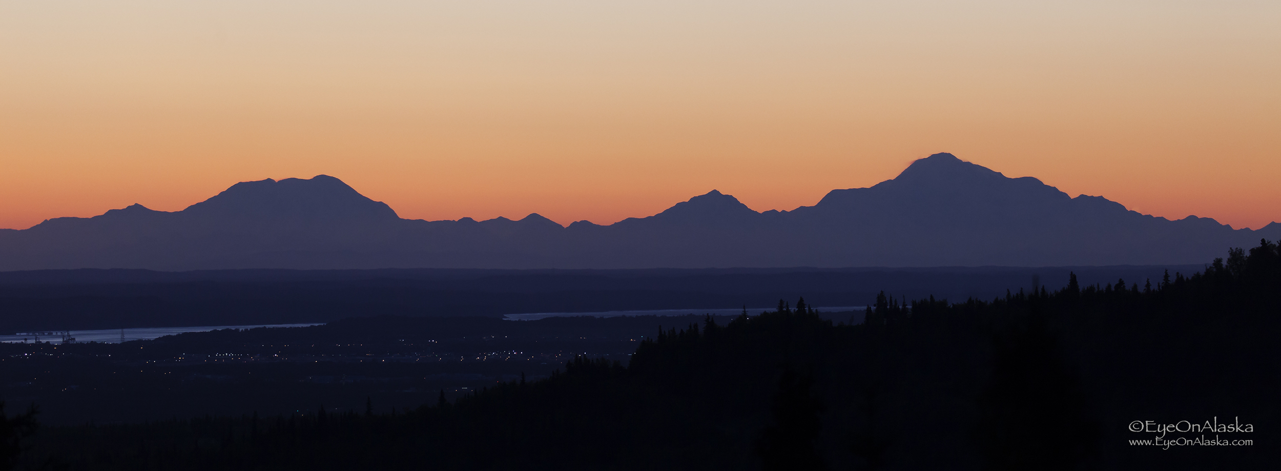 The view from home on a gorgeous summer night-ish. Click to view full-screen.