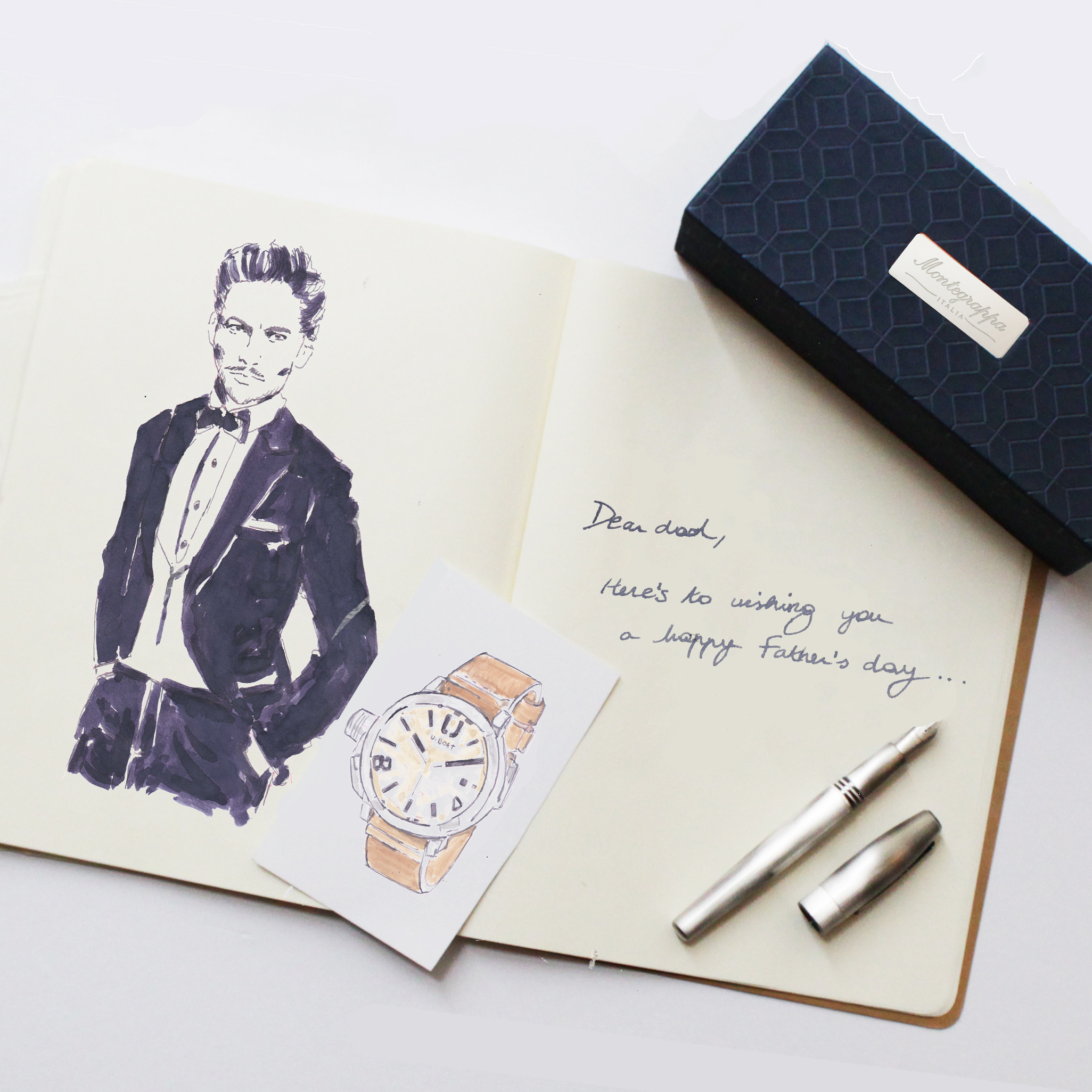 SPECIAL FATHER'S DAY LIVE ILLUSTRATION EVENT WITH MONTEGRAPPA AT BLOOMINDALE'S