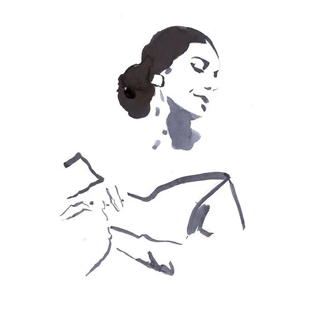 "Ll&eacute;vame al baile,
Puedo bajar el tel&oacute;n,
O escribir alguna canci&oacute;n,
Pero ll&eacute;vame al baile,
Que la noche no da mas,
Ll&eacute;vame al baile." - Pereza, Aviones "Take me to the dance,
I can lower the curtain,
