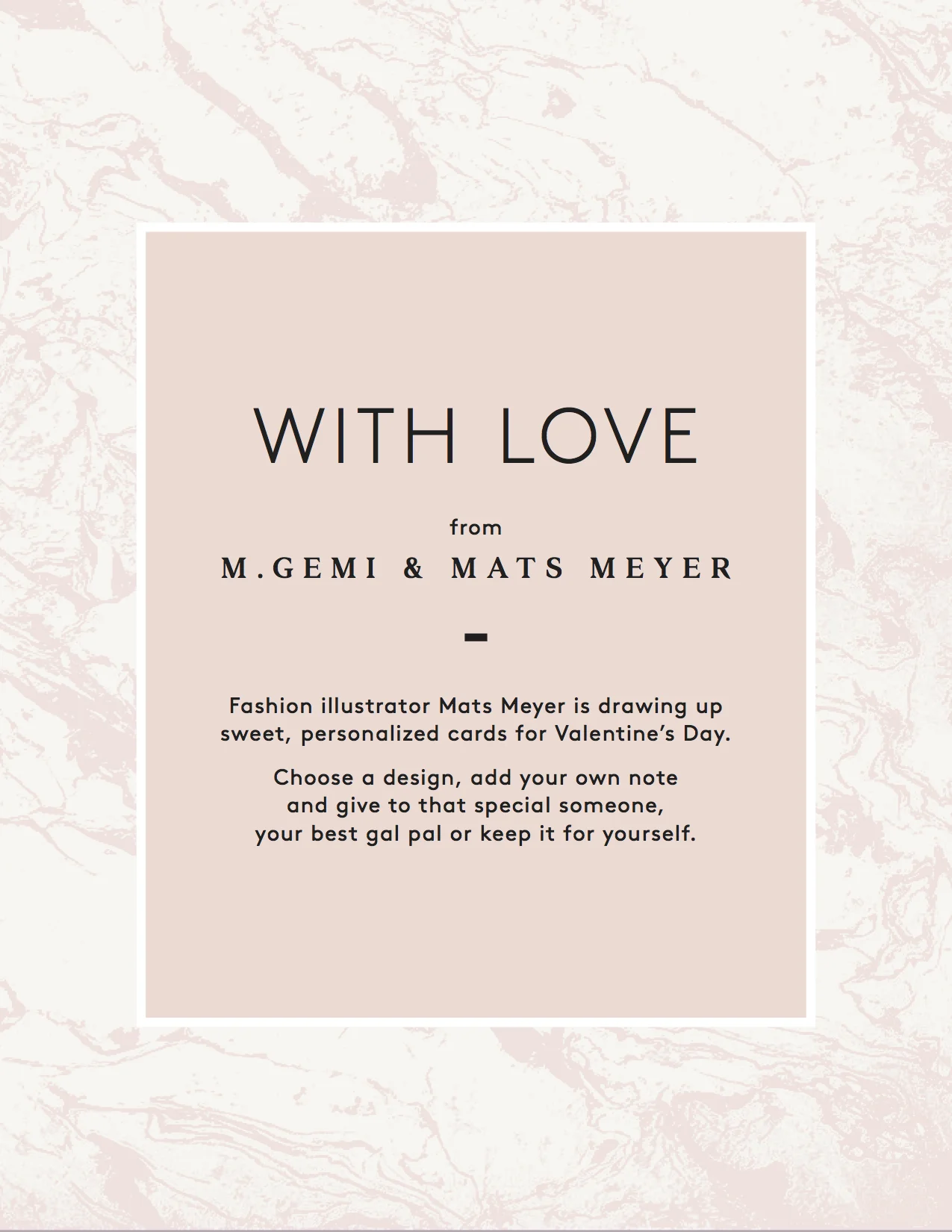 Valentine's Day Live Illustration Event with M. Gemi (SoHo, NYC)