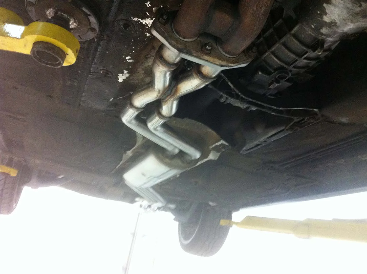X-pipe positioned optimally for best results