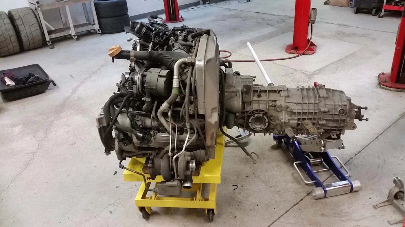 Turbo S engine ready for install