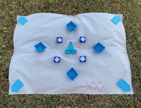 Before: Marie Laveau Parterre Paper Altar 