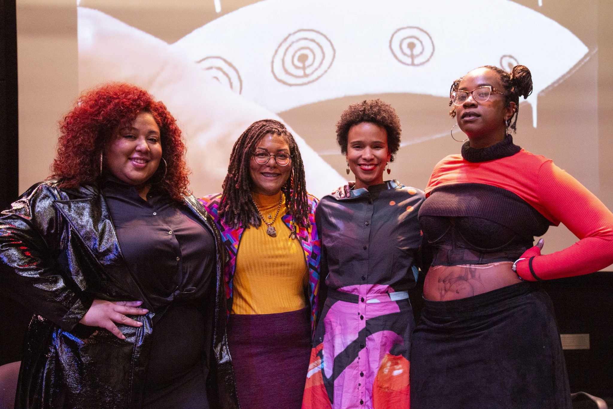 She Blinded Them With Science artist talk with panelist Dr. Marta Torres, Dr. Ashley Wade, and Classi Nance January 13, 2023.