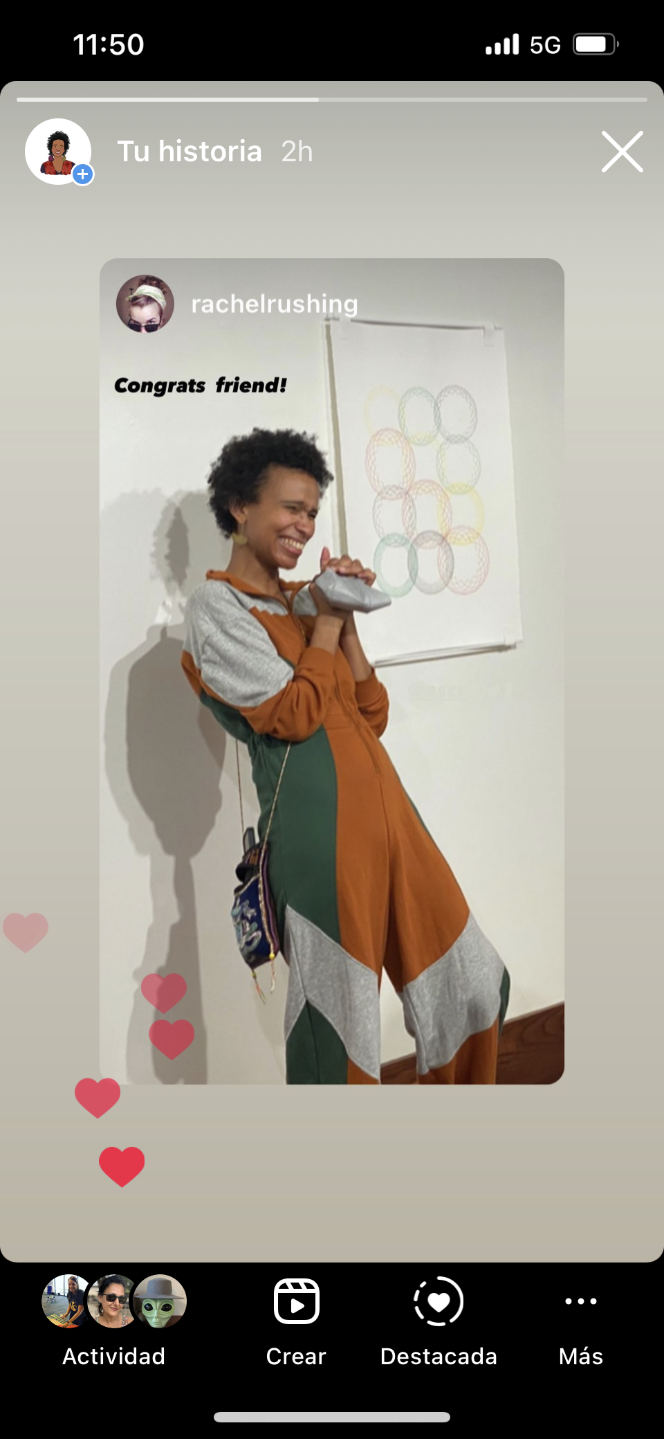 Post from from opening reception