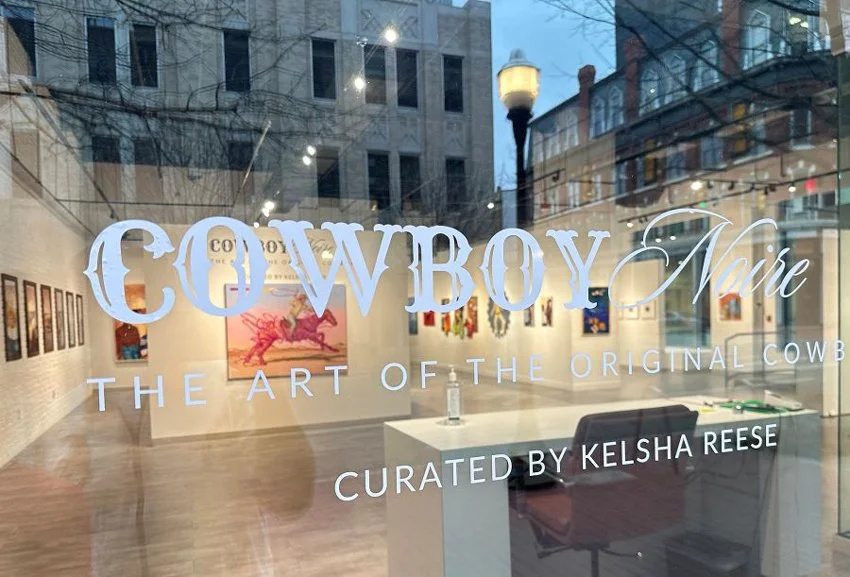 Installation shot of Cowboy Noire  (photo by Christopher Blay)