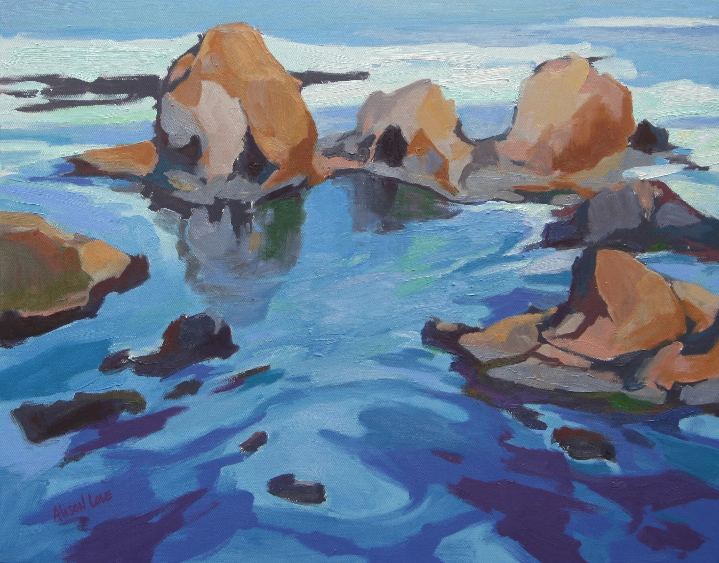 "Nature's Rhythm", 22"x28", oil on canvas - SOLD