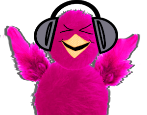  Birdie thinks podcasting is so EXCITING!!!