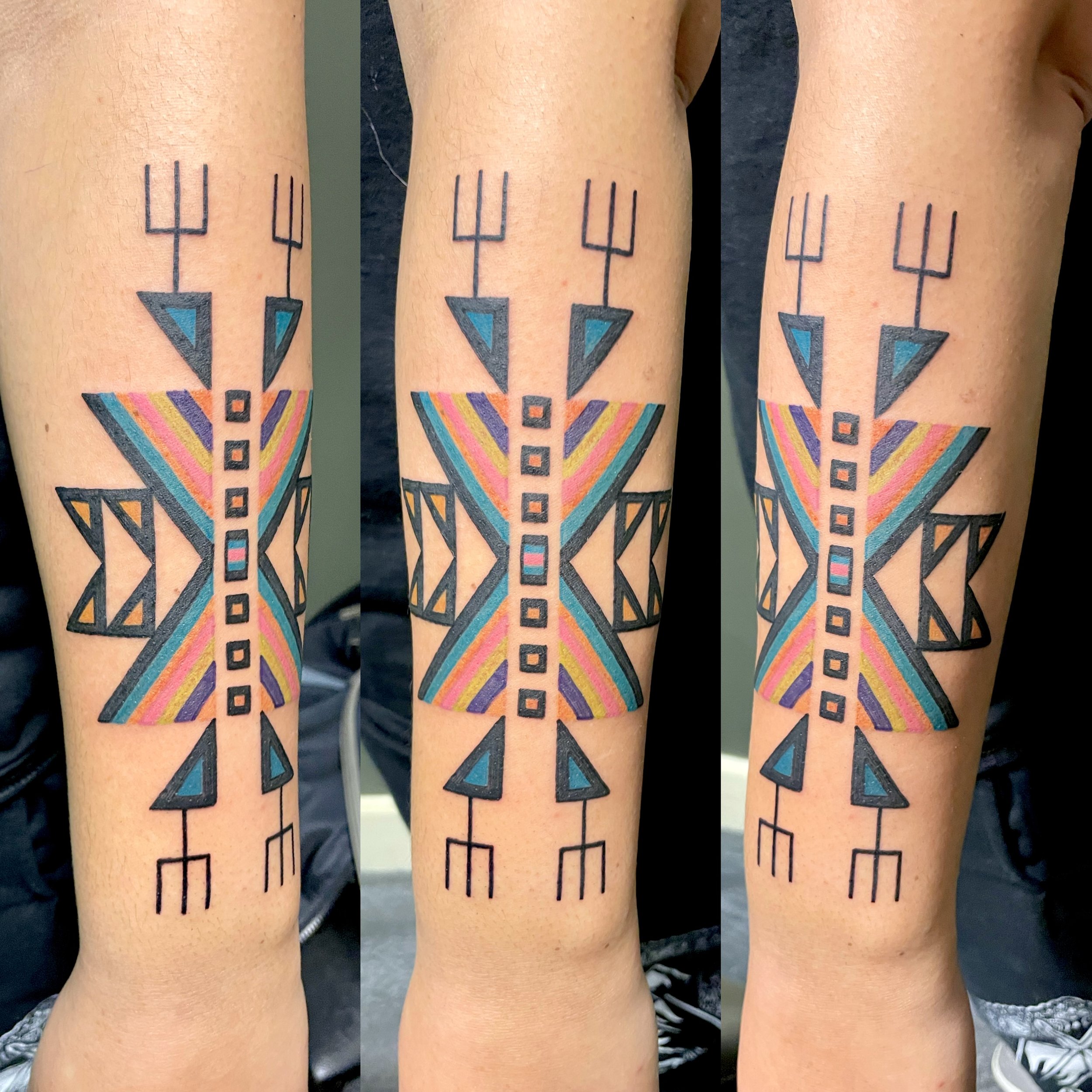 Native American Arm Band Tattoo