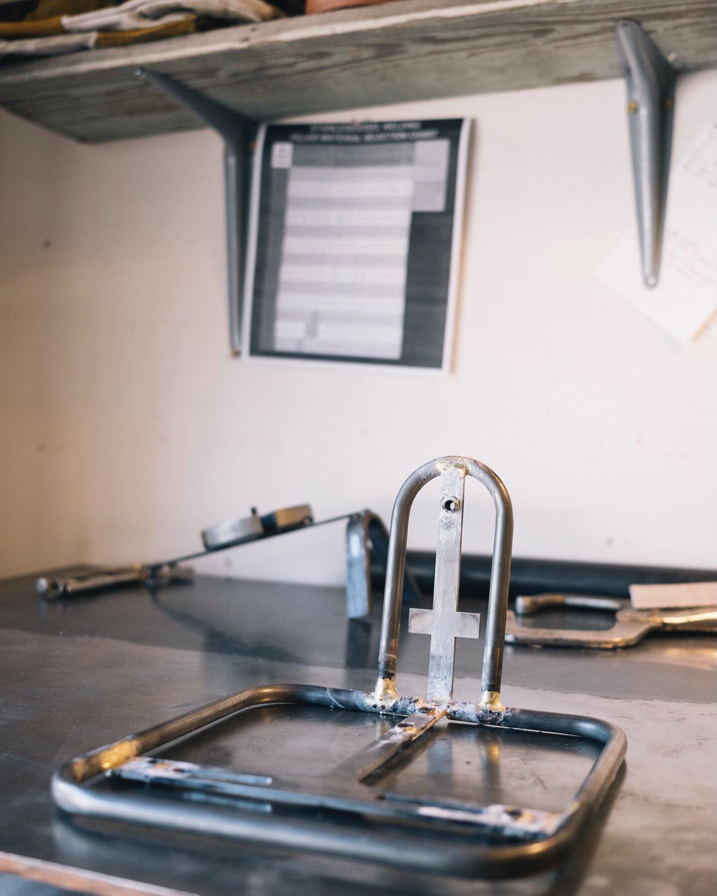 Dan of @foragercycles dropped by the shop earlier in the week and we had a nice time!

We had a great afternoon chatting about process and rattling off ideas we&rsquo;ve been working through. Before you know it, we walked through a RIP rack build tog