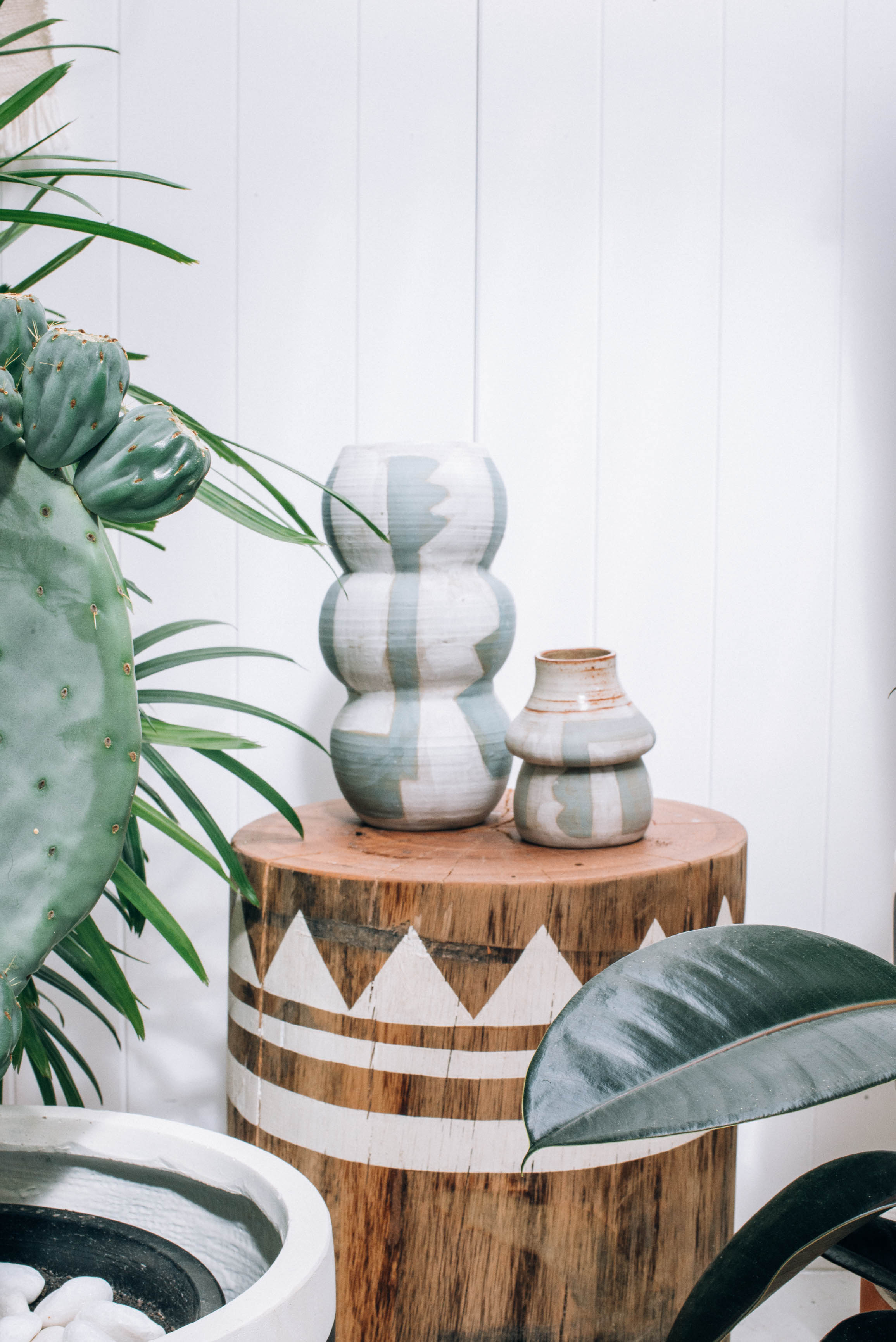 Amy Lee Worthy ceramics in the beautiful Pop and Scott showroom. Photo credit: Bobby Tide