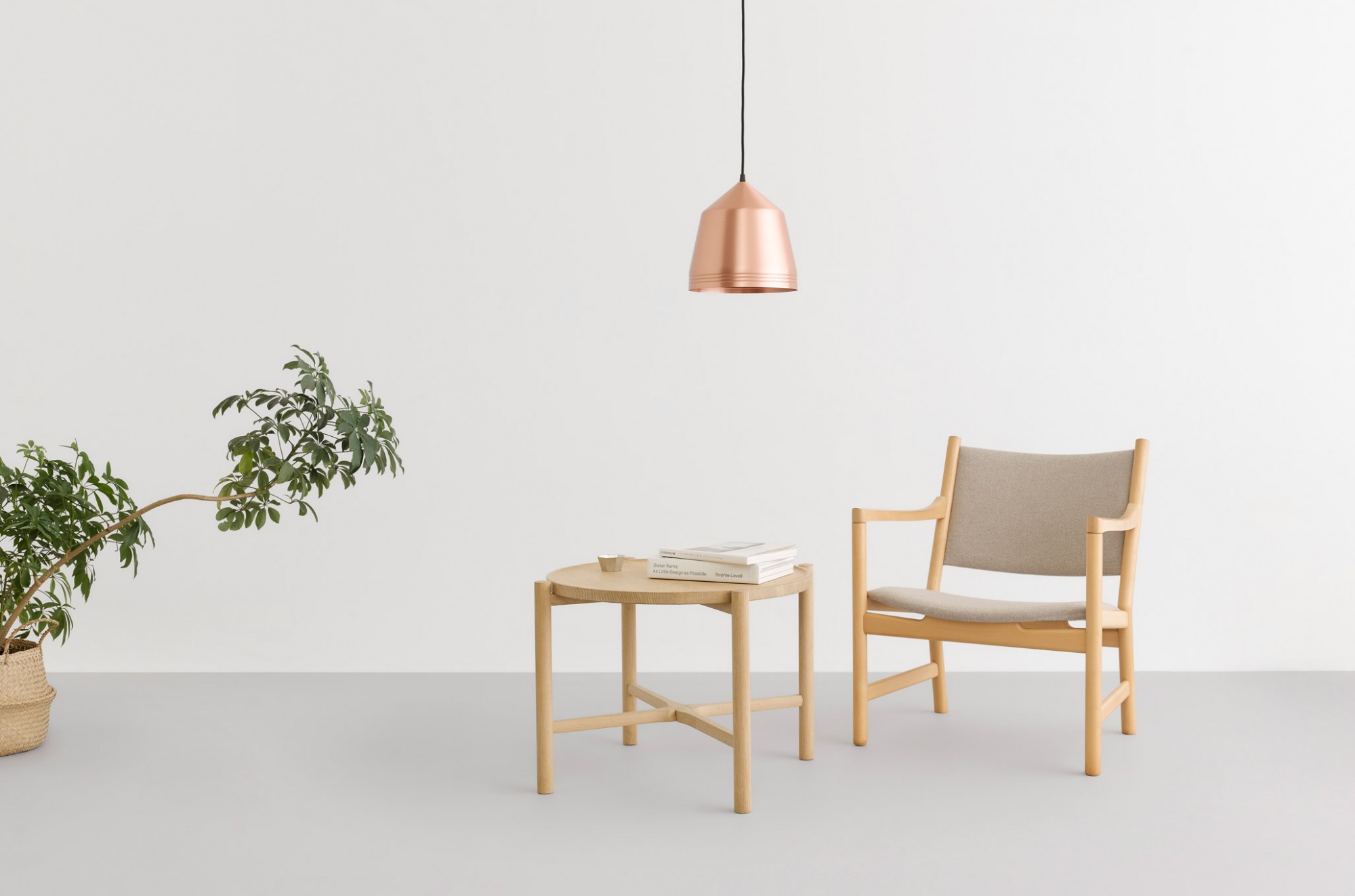 'Cooper' pendant in Copper from Coco Flip says instant 'designer' in any space.
