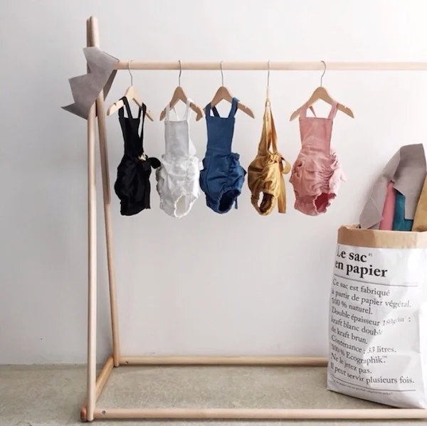 Hubble and Duke's versatile all year round linen rompers in the most beautiful colours.