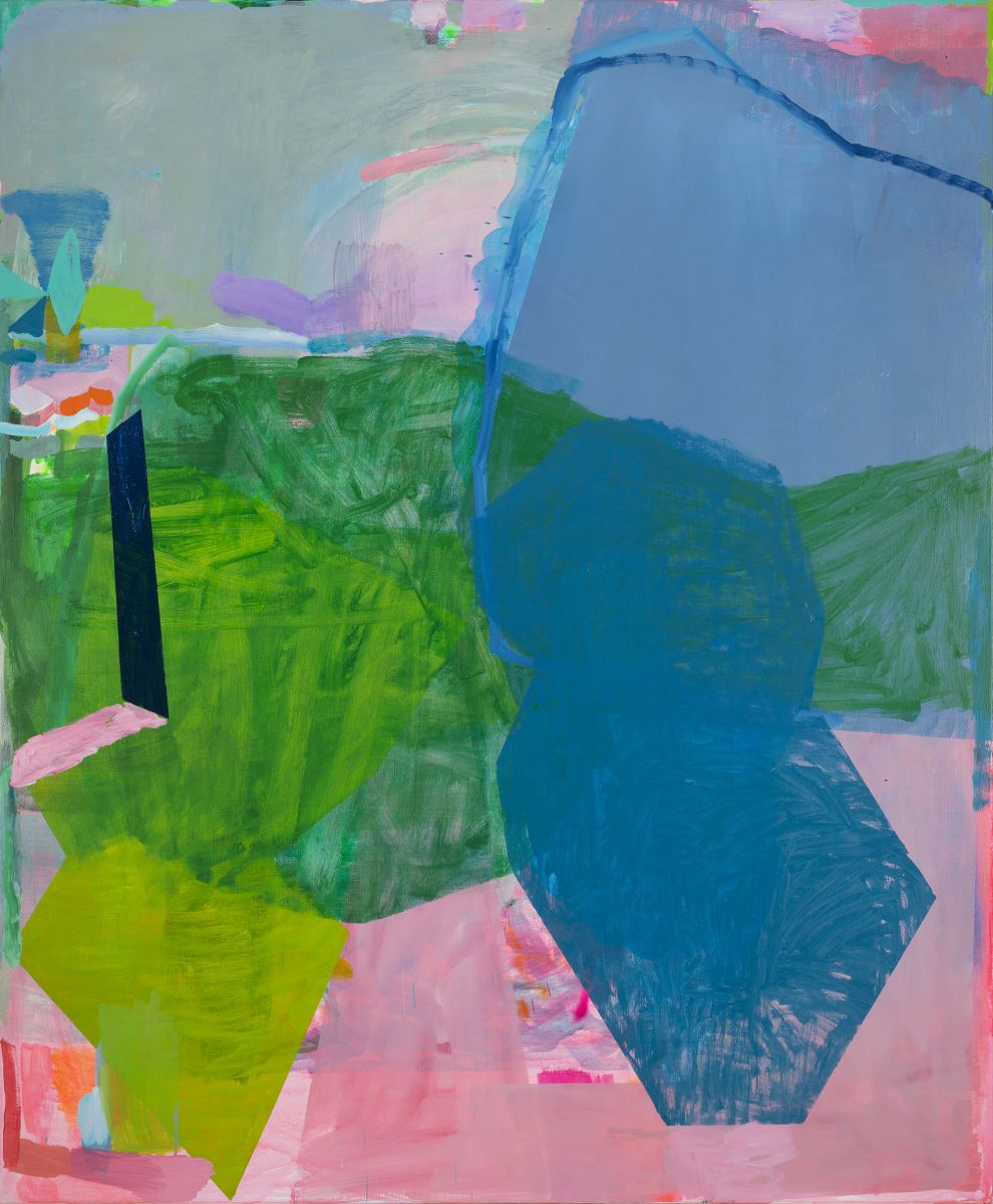 ' Fields 2016' Oil and acrylic on linen, 186 x 156cm