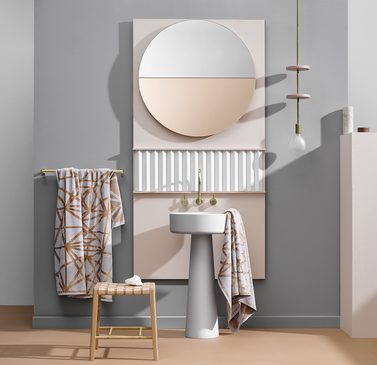 The amazing new 'Forever Ninnho' range has launched and this diamond design is a stand out favourite. Drape these silky towels over your towel rails and bring instant glamour to any bathroom. Shop the range here .