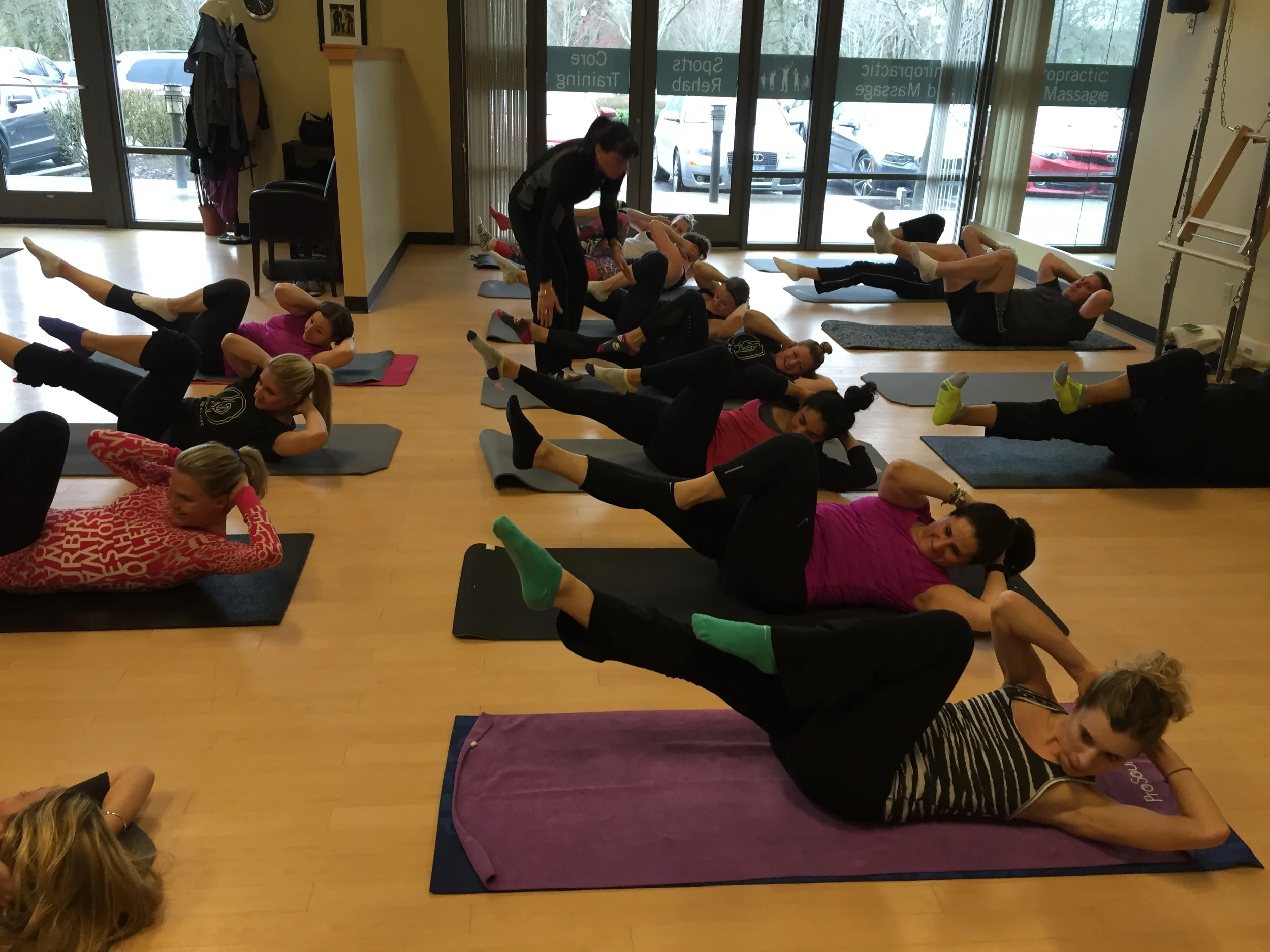 Rocky teaching criss-cross from the stomach series