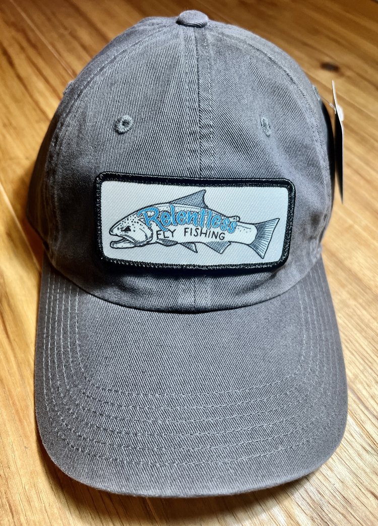 Baby Blue - Faded Unconstructed 6 Panel Hat — Knapps Creek Trout Lodge