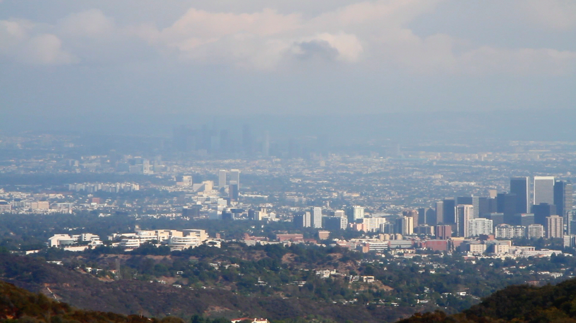 Los Angeles Skyline Over Century City