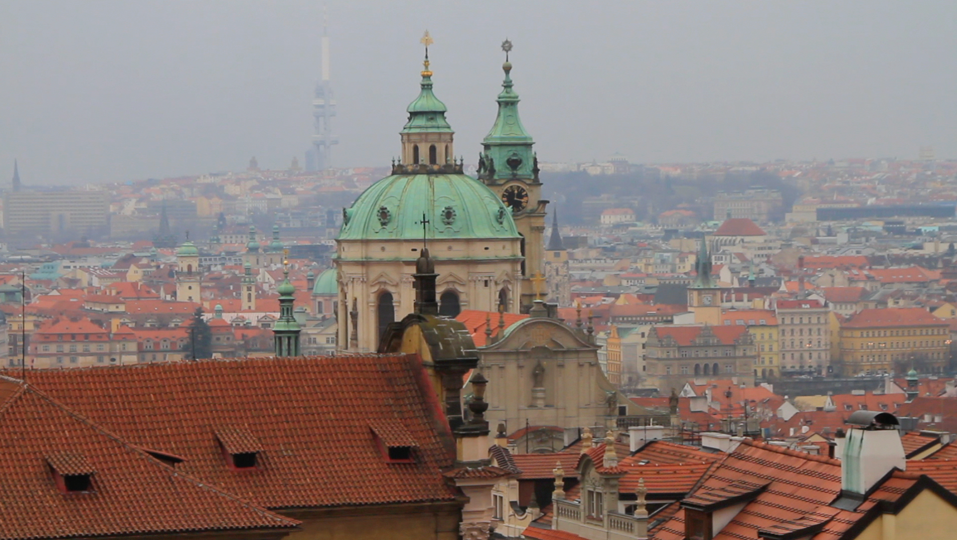 Prague Cathedral Skyline, Czech Republic