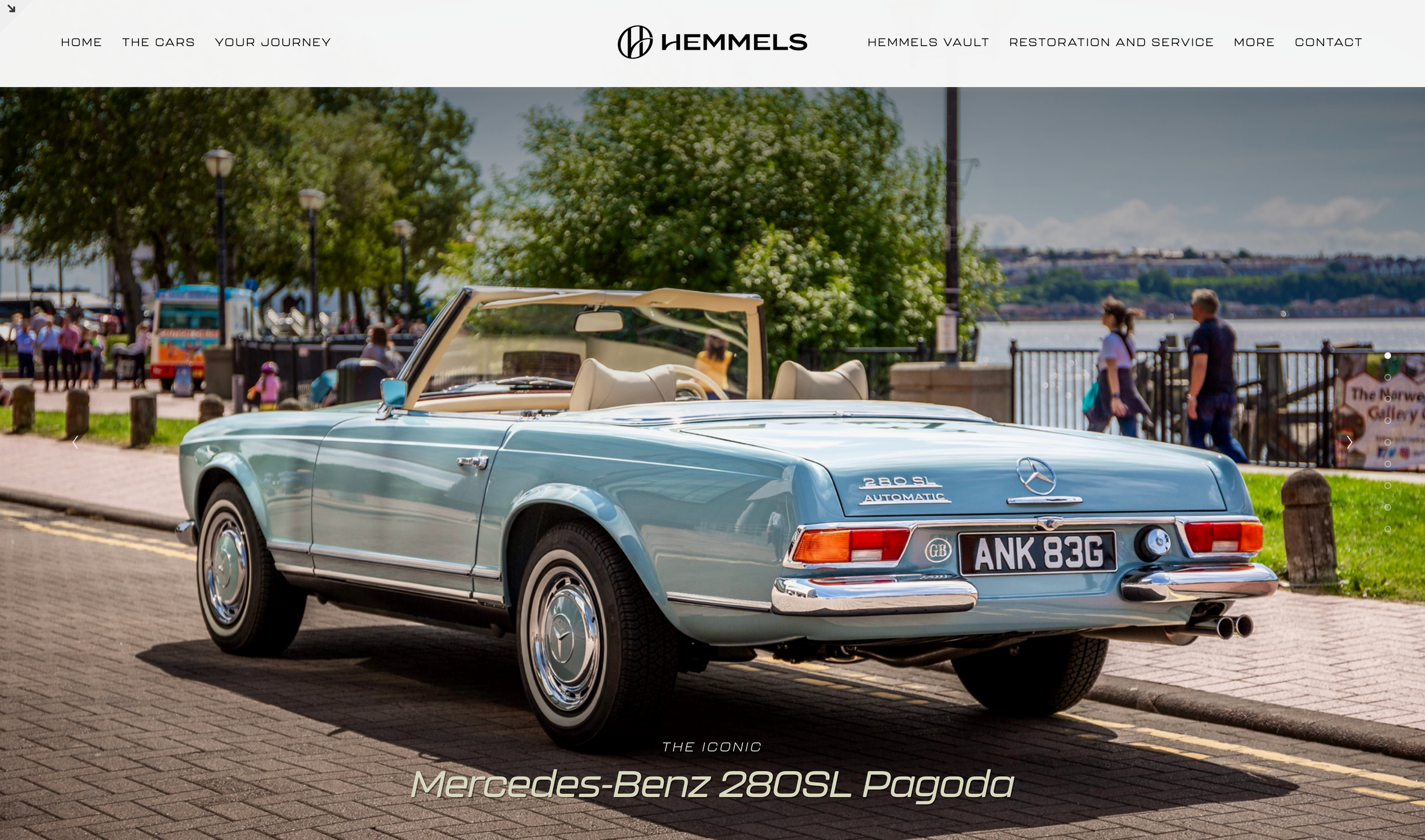 Hemmels - Luxury Automotive Website Design