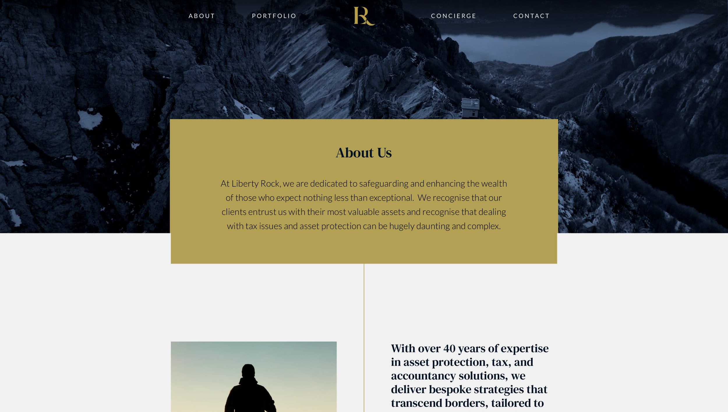 Liberty Rock - Private Office Website & Branding