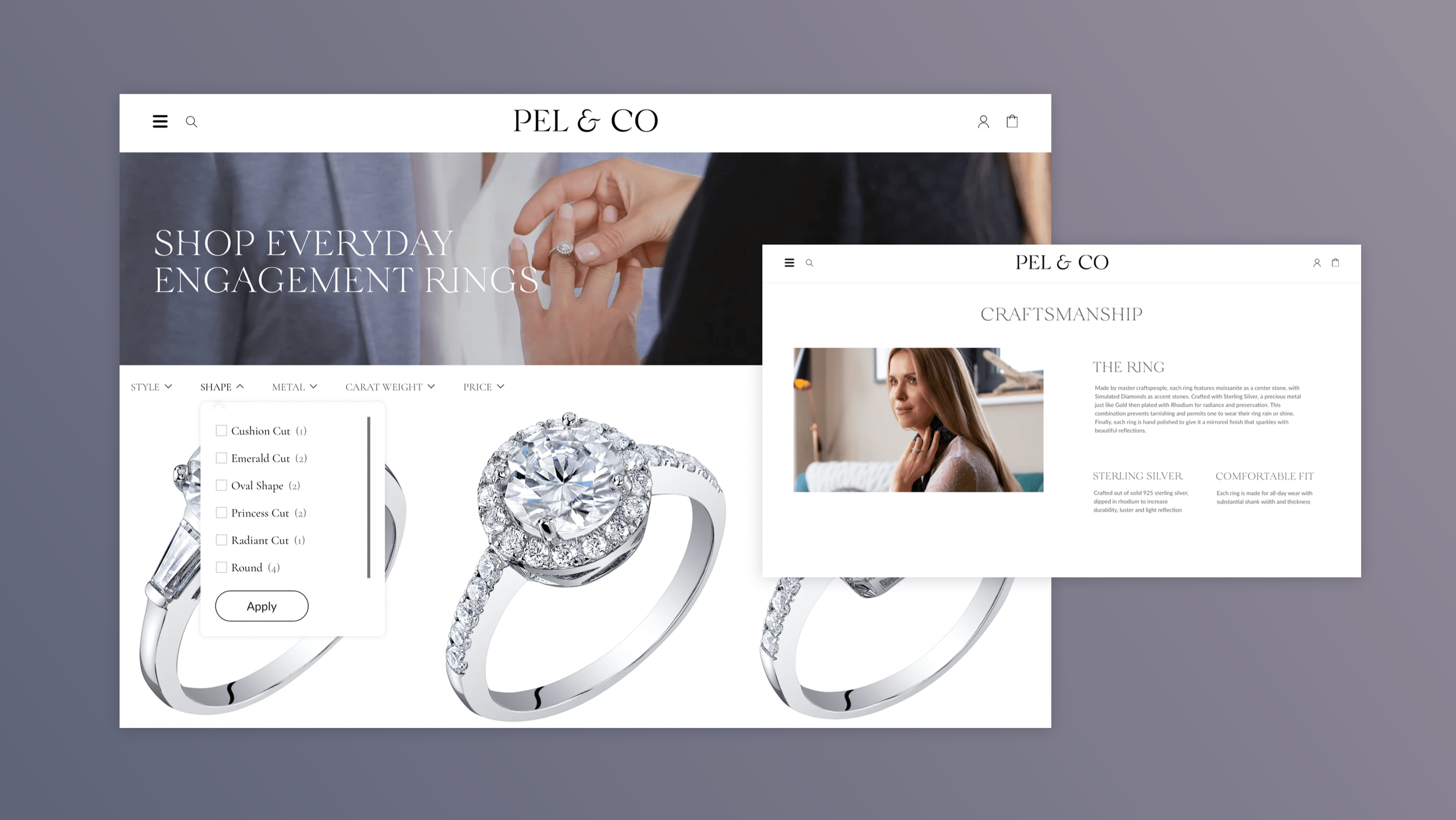 Pel & Co - Luxury eCommerce
