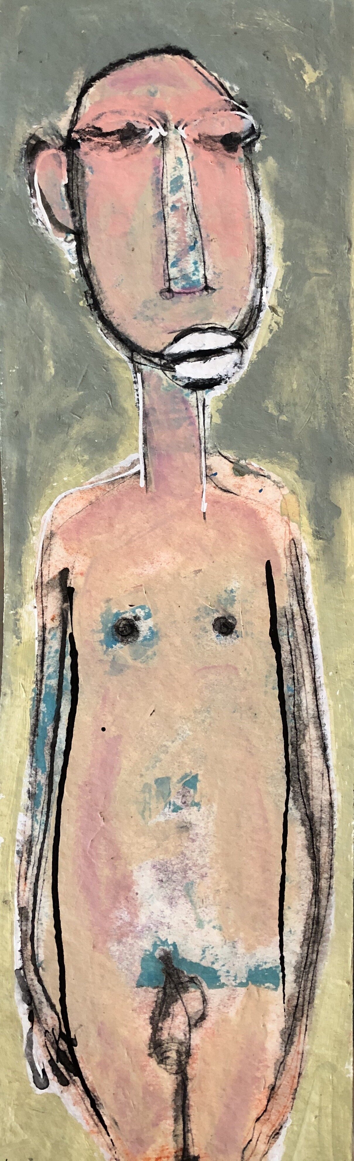 13. Acrylic on paper
