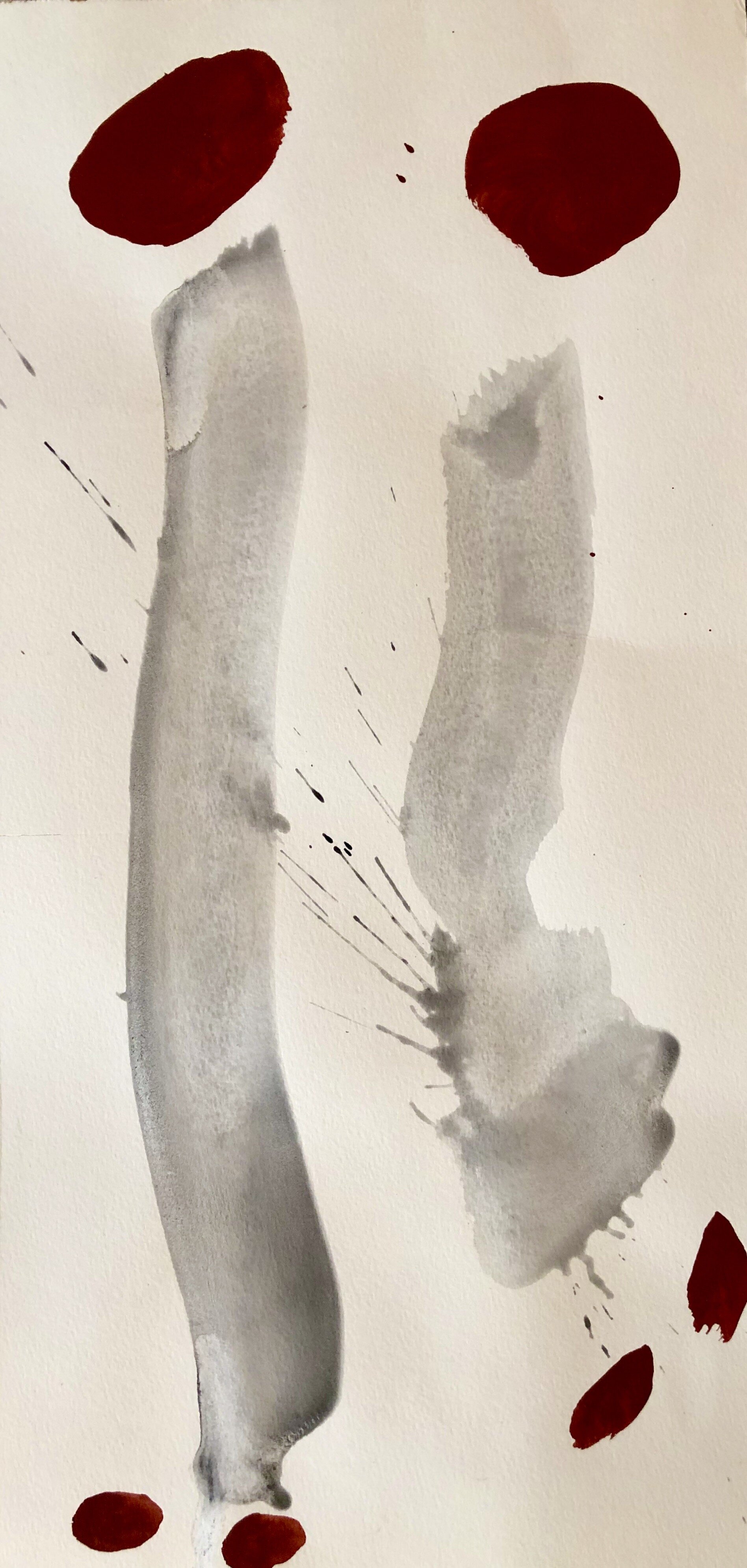 11. Acrylic and ink on paper