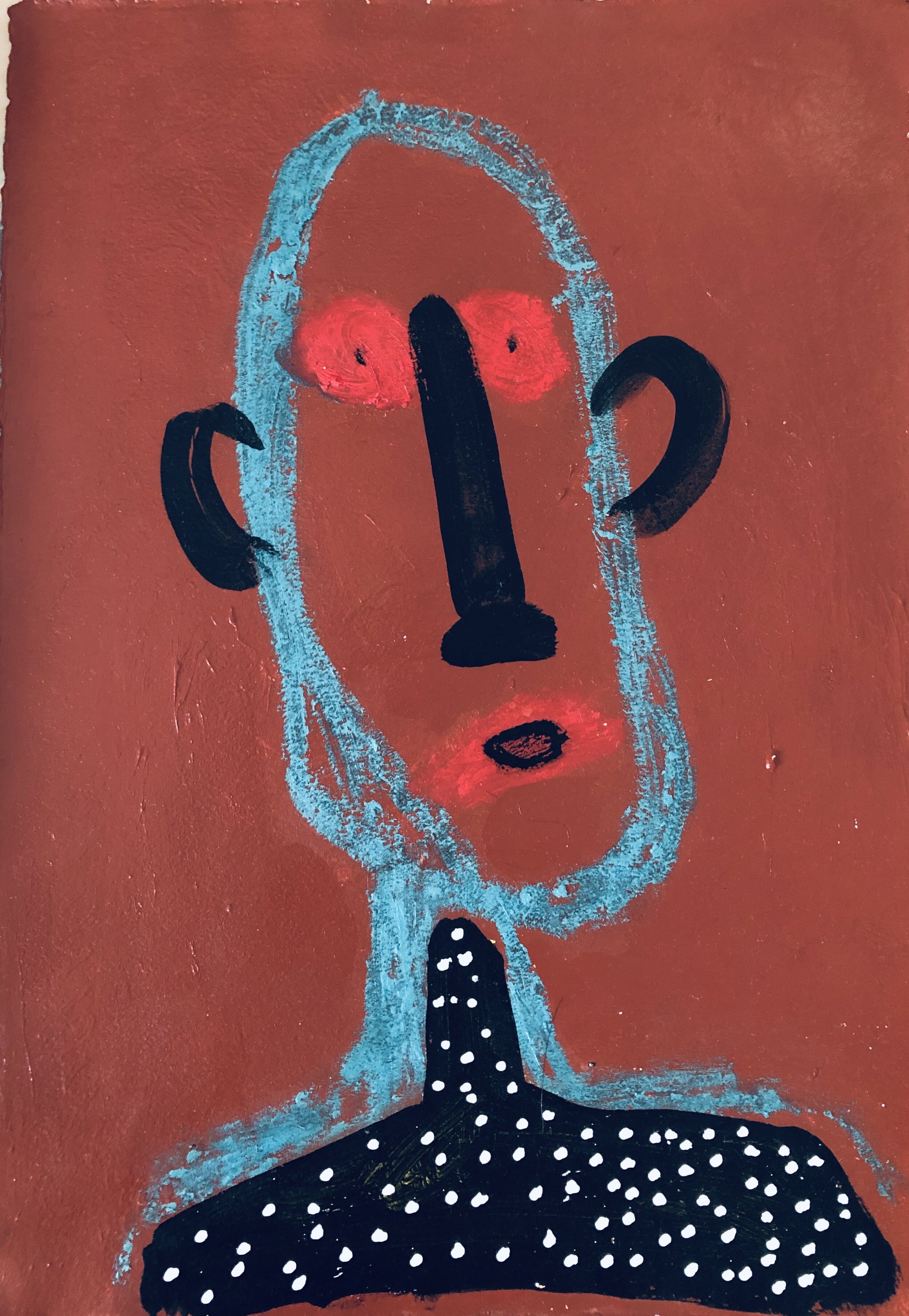 9. Acrylic on paper 12"x16"/ 30x40cm