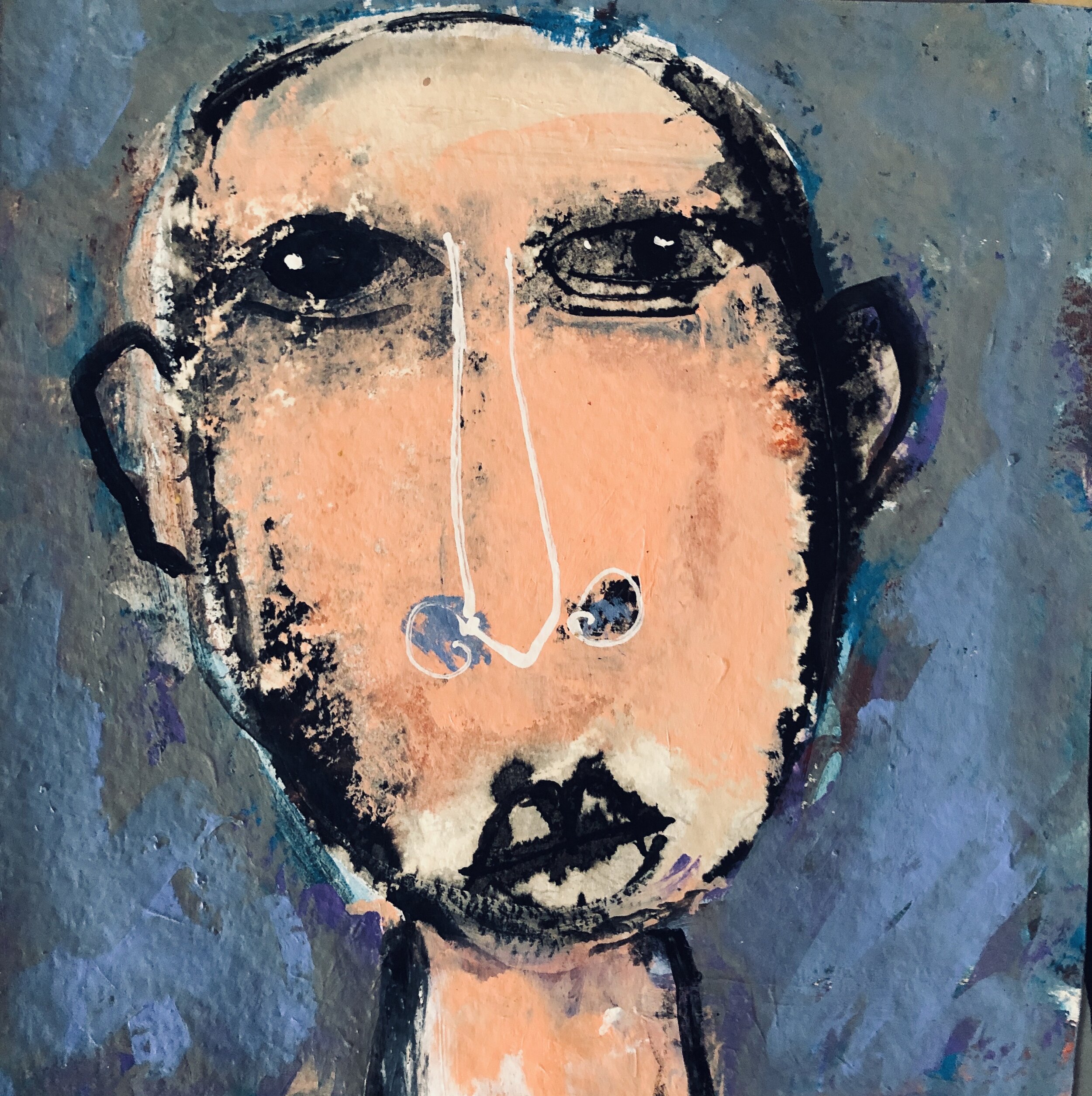 21. Acrylic and ink on paper