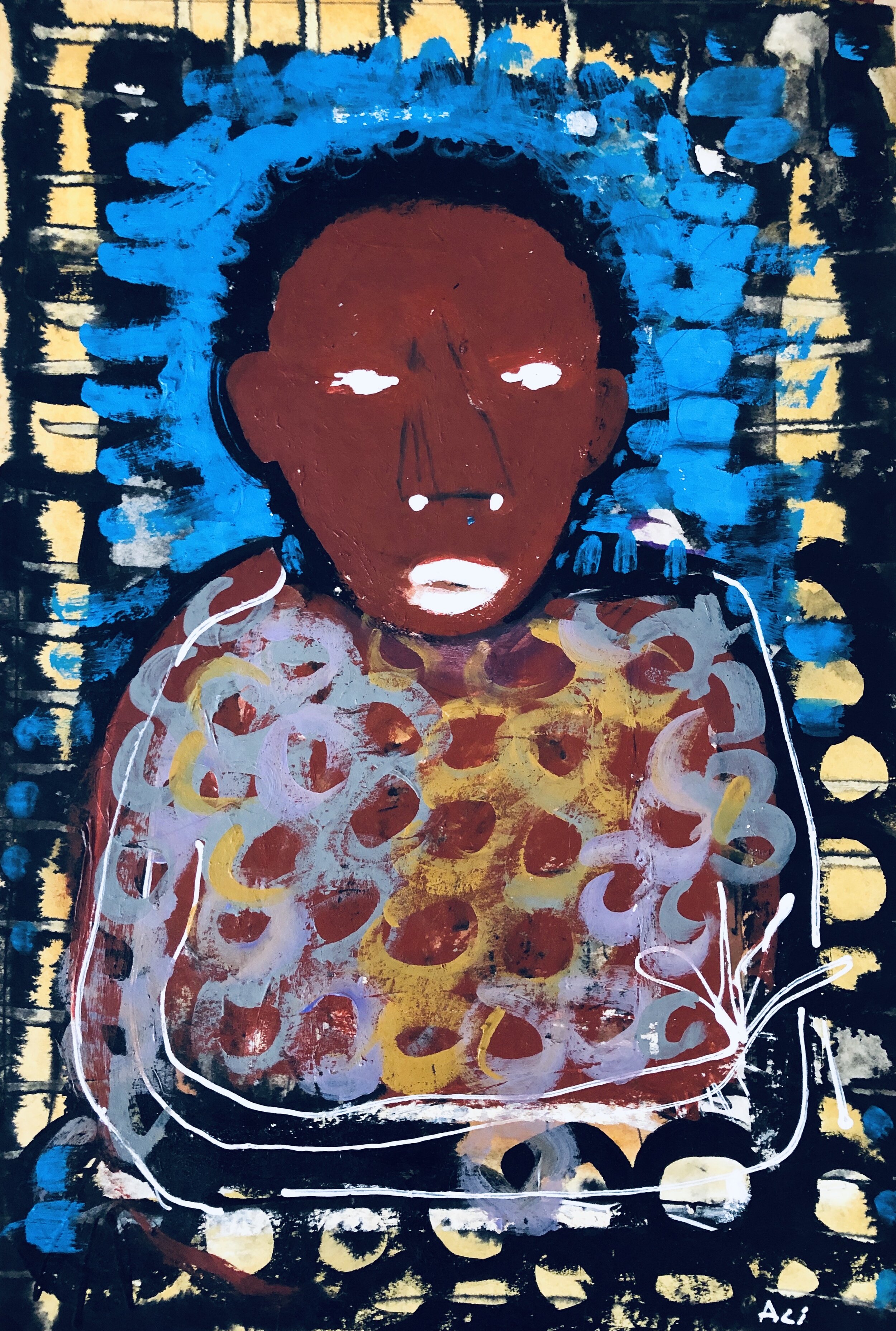 30. Acrylic on paper