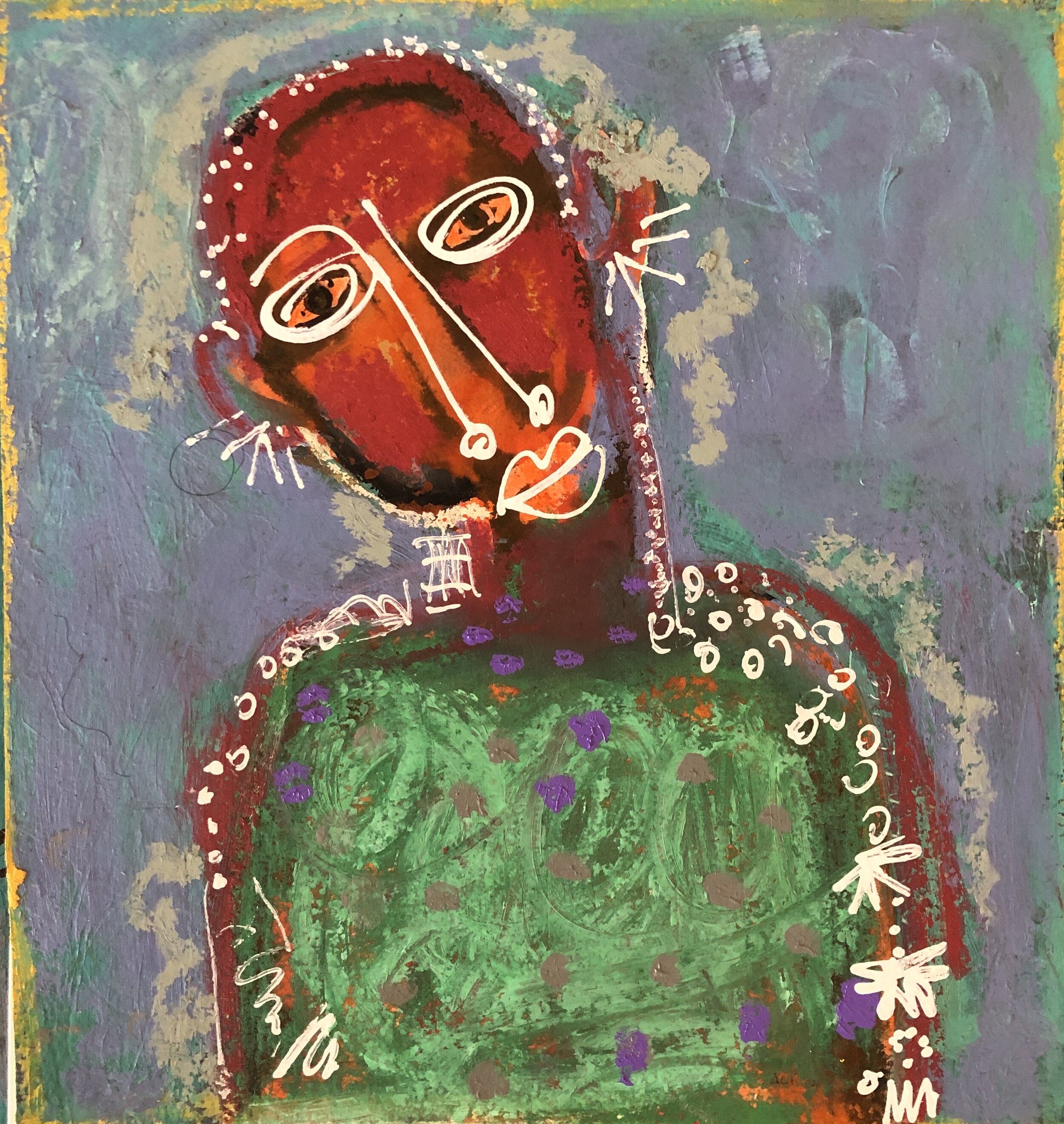 33. Acrylic on paper - sold