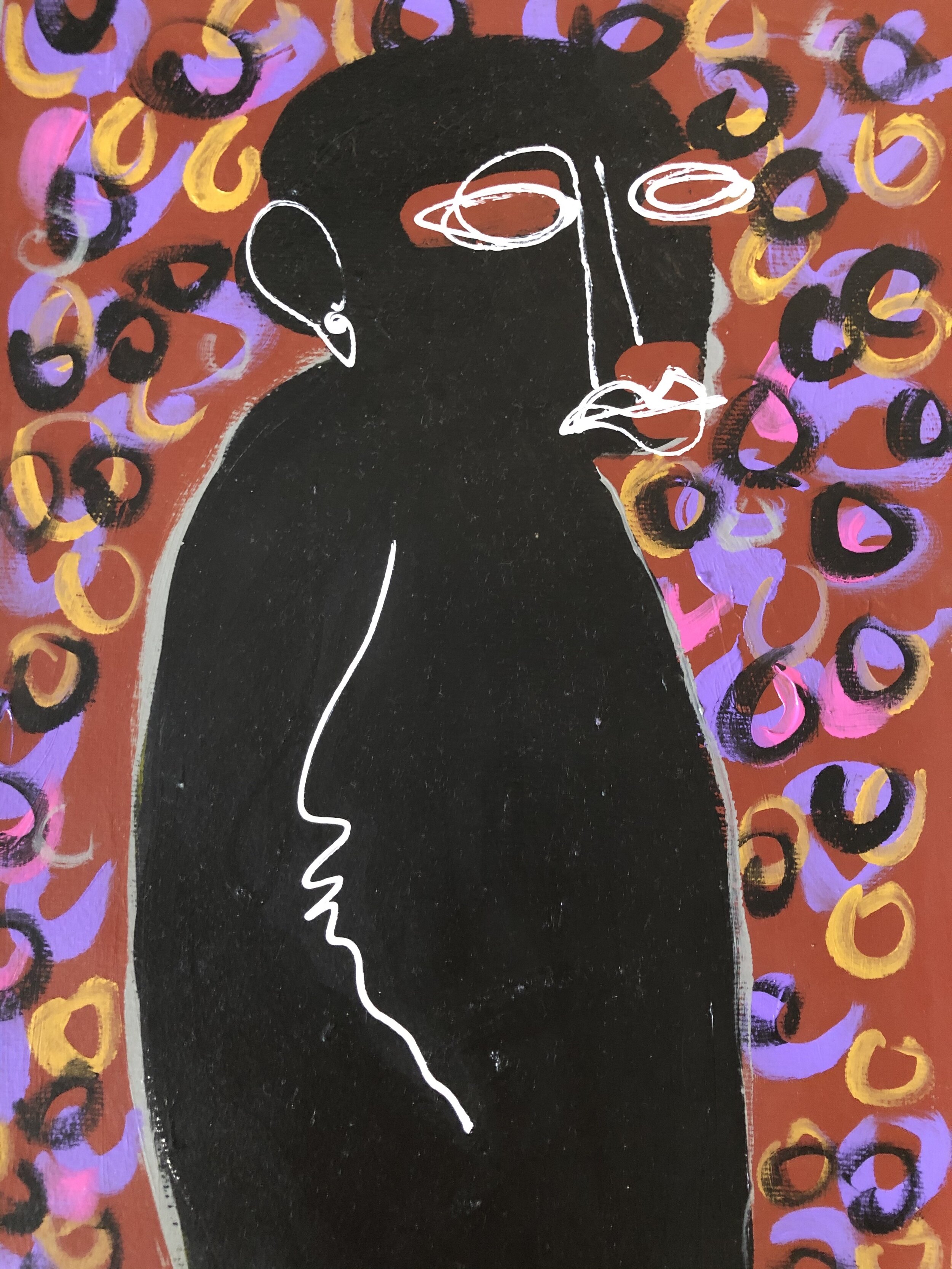24. Acrylic on paper 12"x16"/ 30x40cm