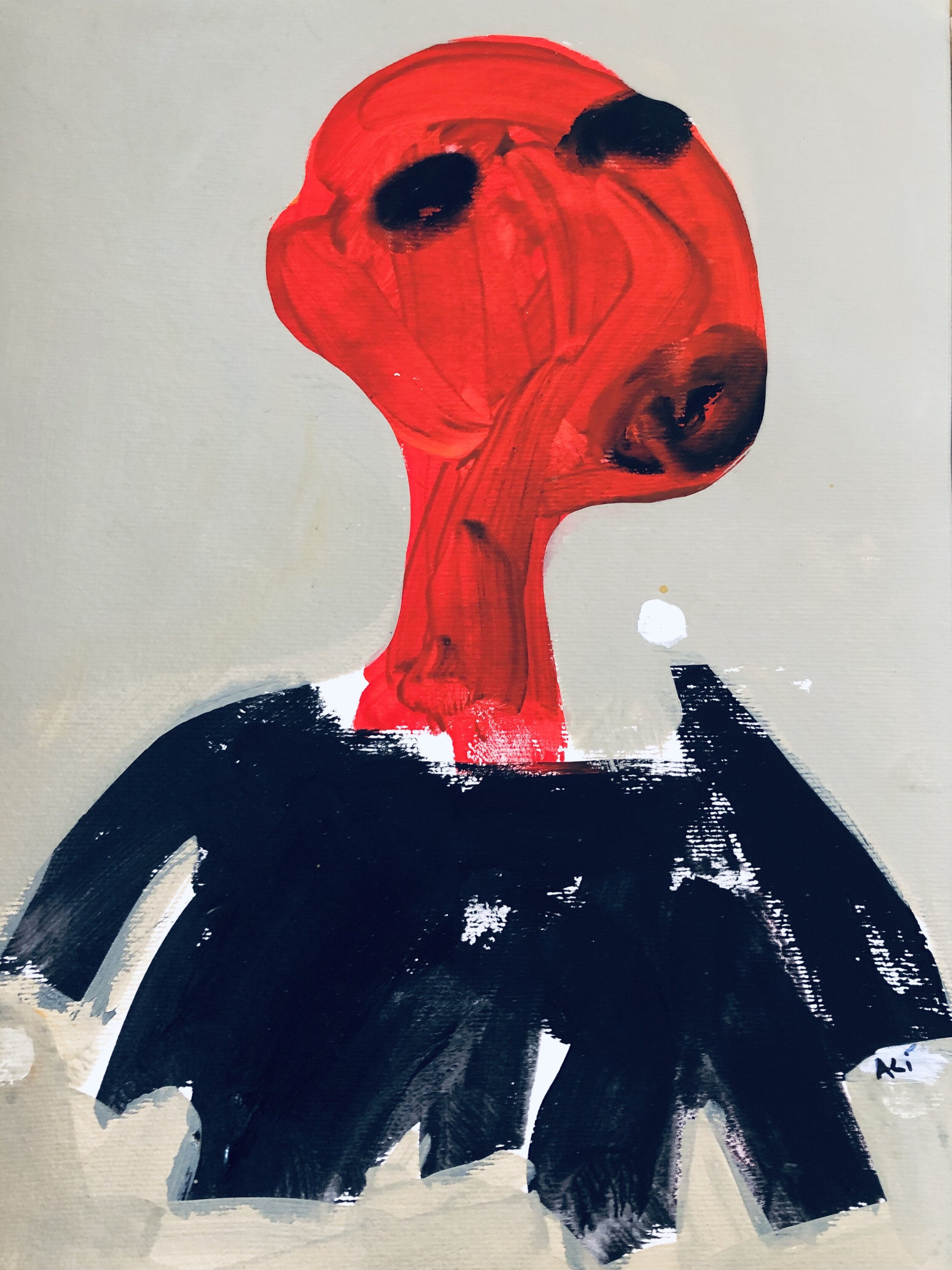 15. Acrylic on paper 12"x16"/ 30x40cm
