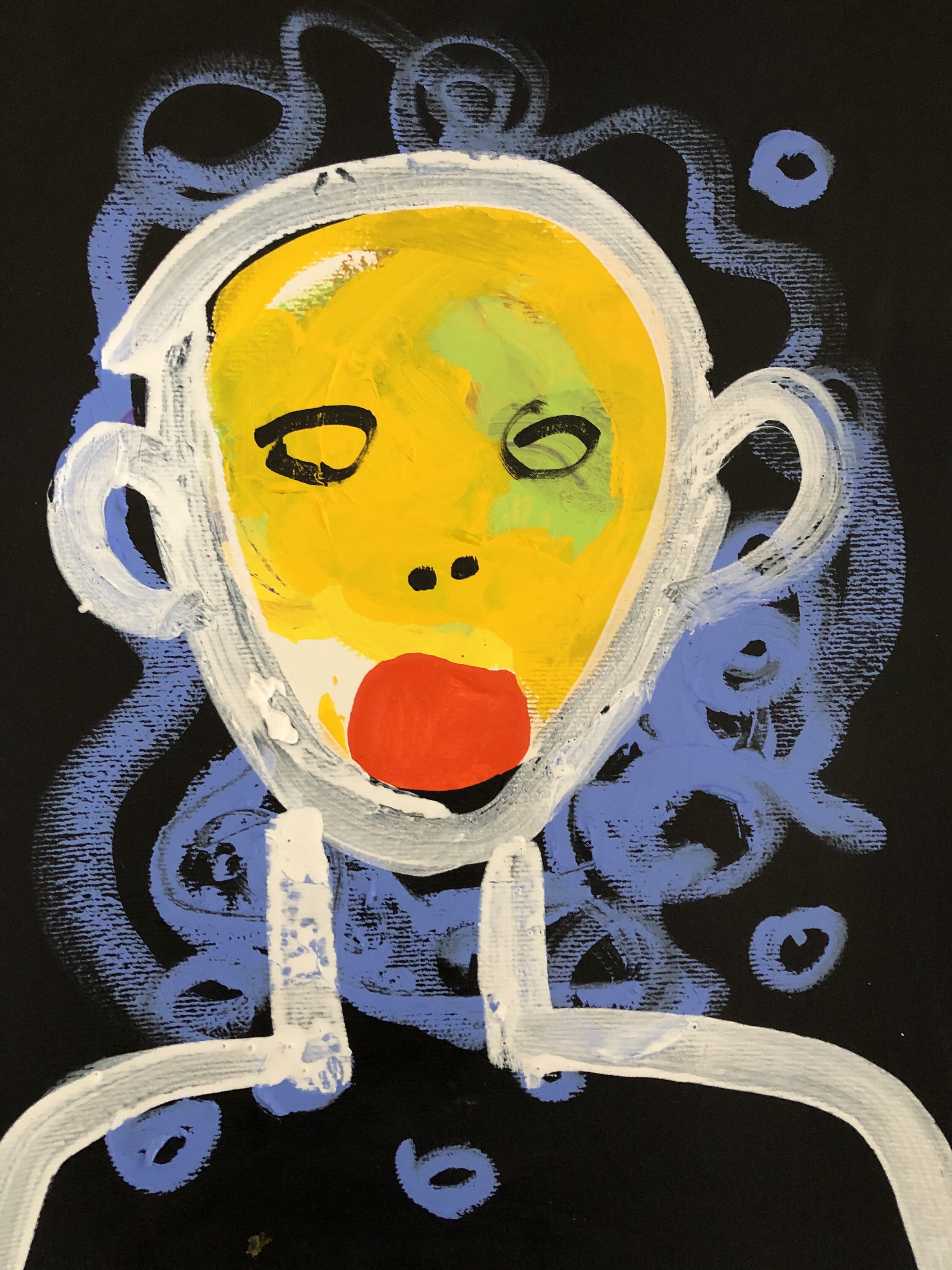 17. Acrylic on paper 30x40cm (12"x16")