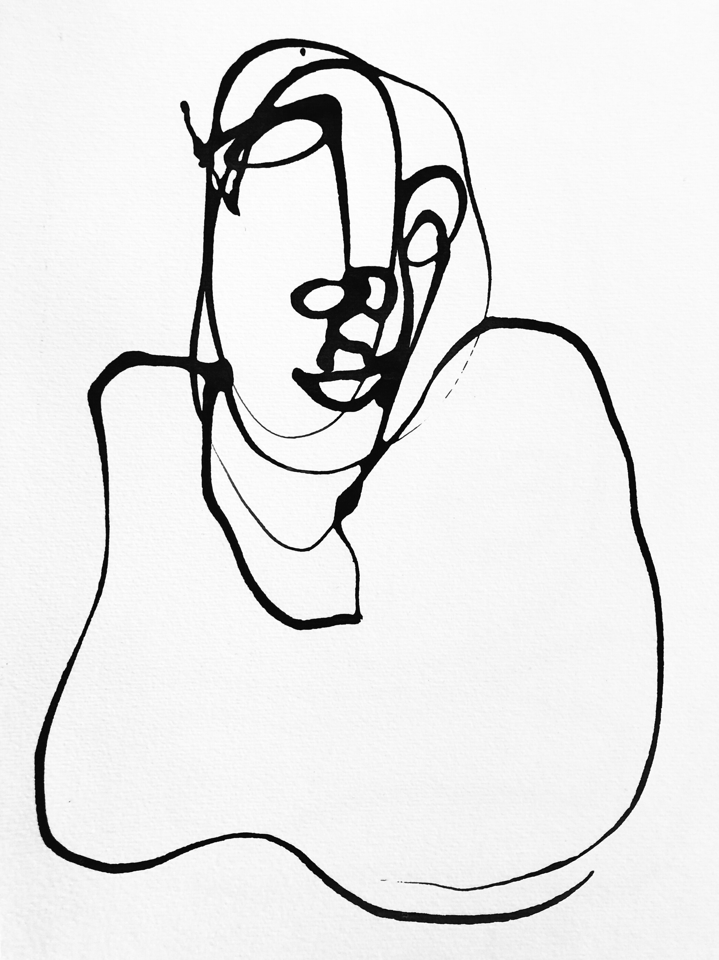 14. Chinese ink on paper