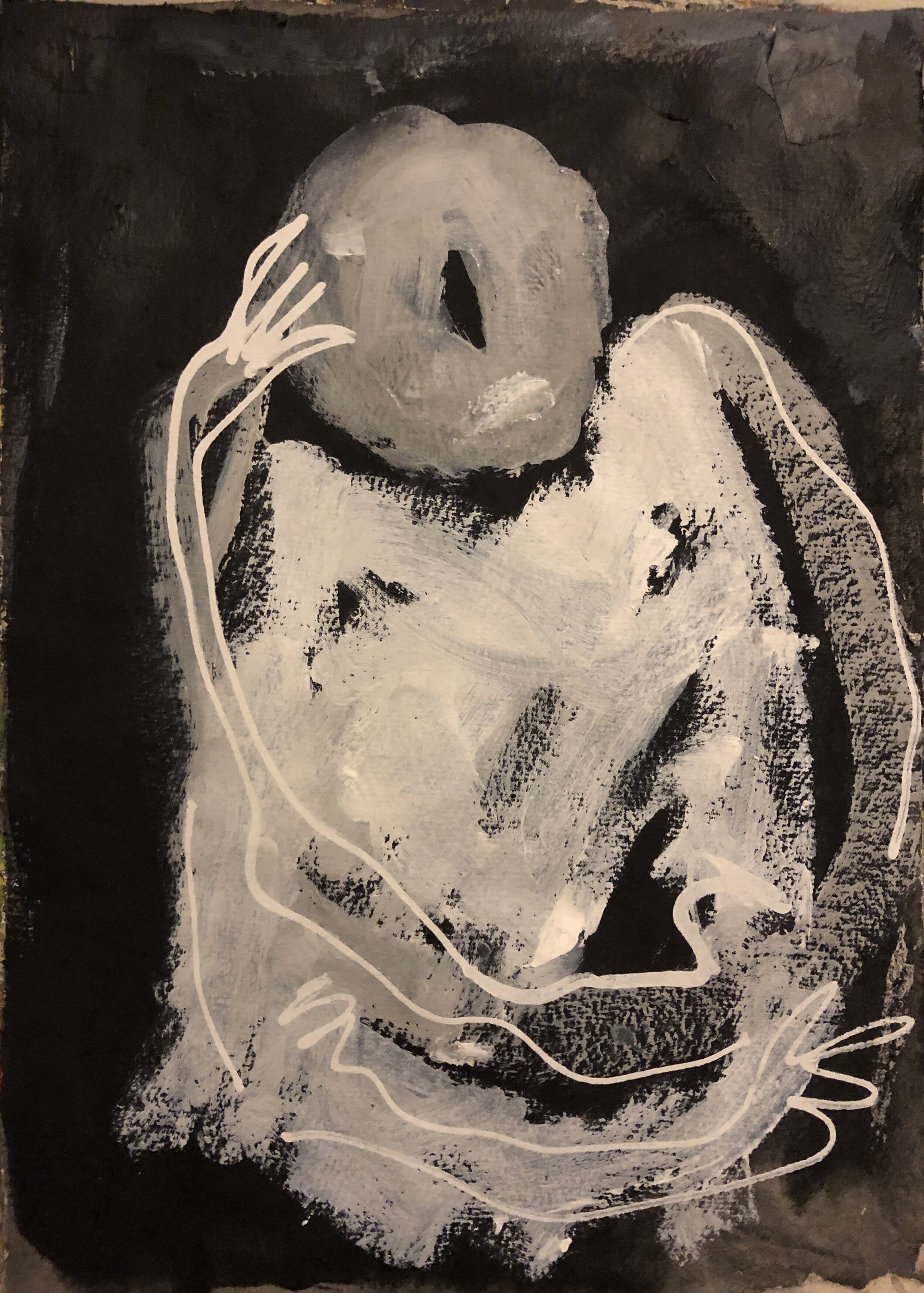 21. Acrylic on paper 8 1/2"x11"