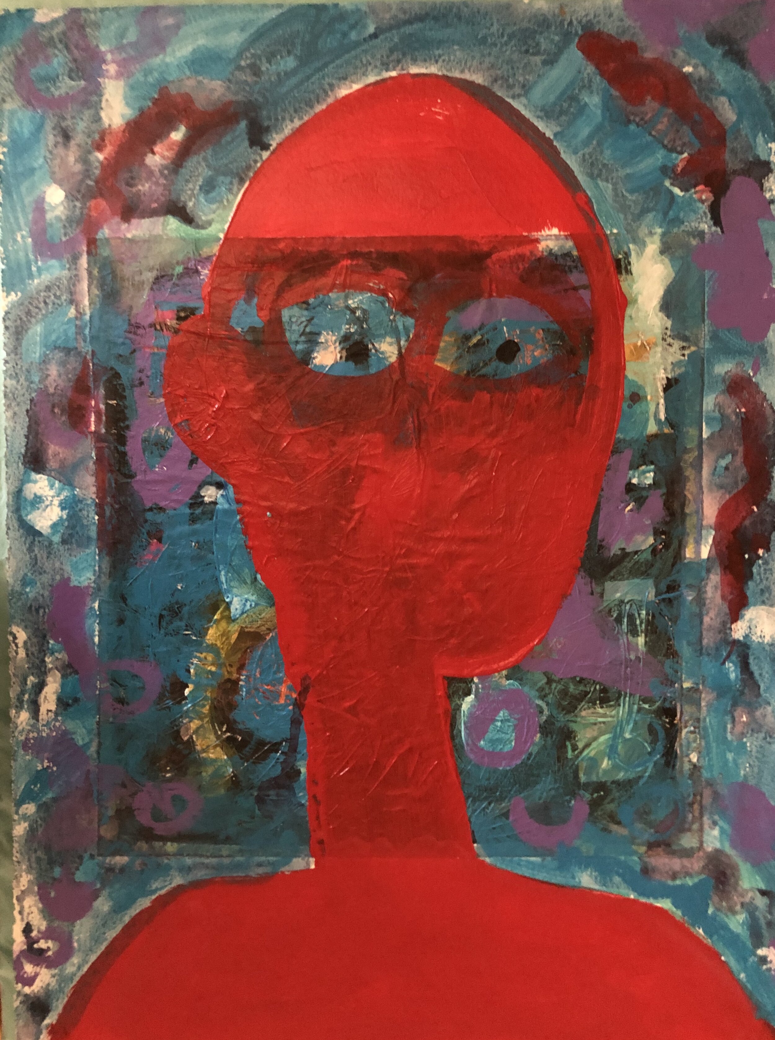 18. Mixed media on paper 56x76cm (22"x30")