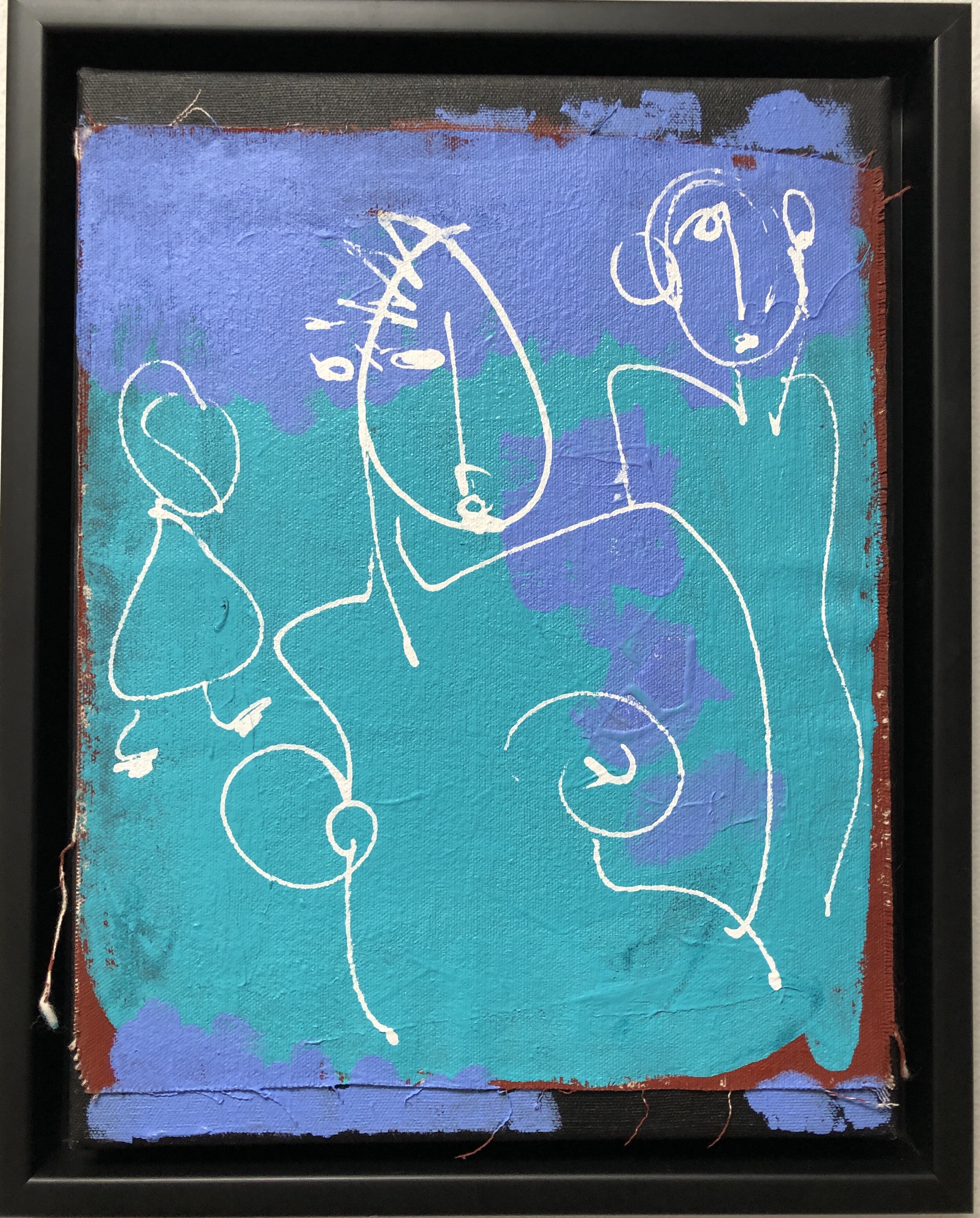14. canvas on canvas - SOLD