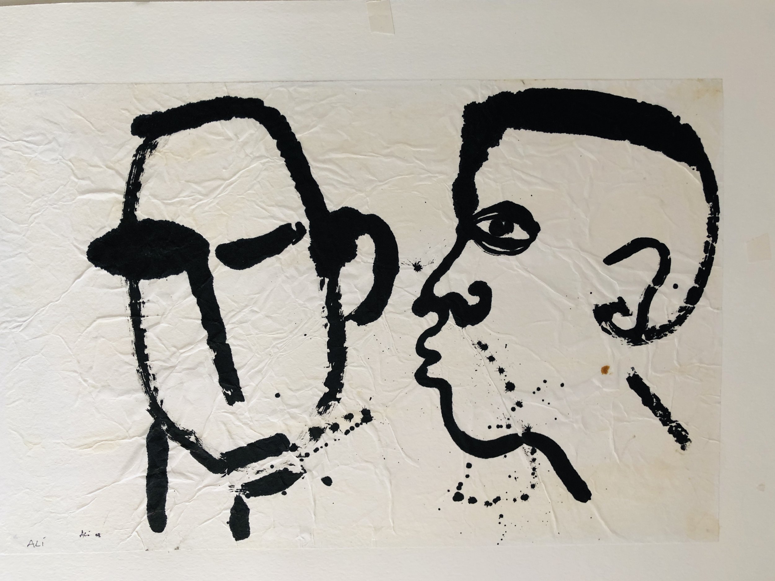 8. 55x76cm (22"x30") on rice paper