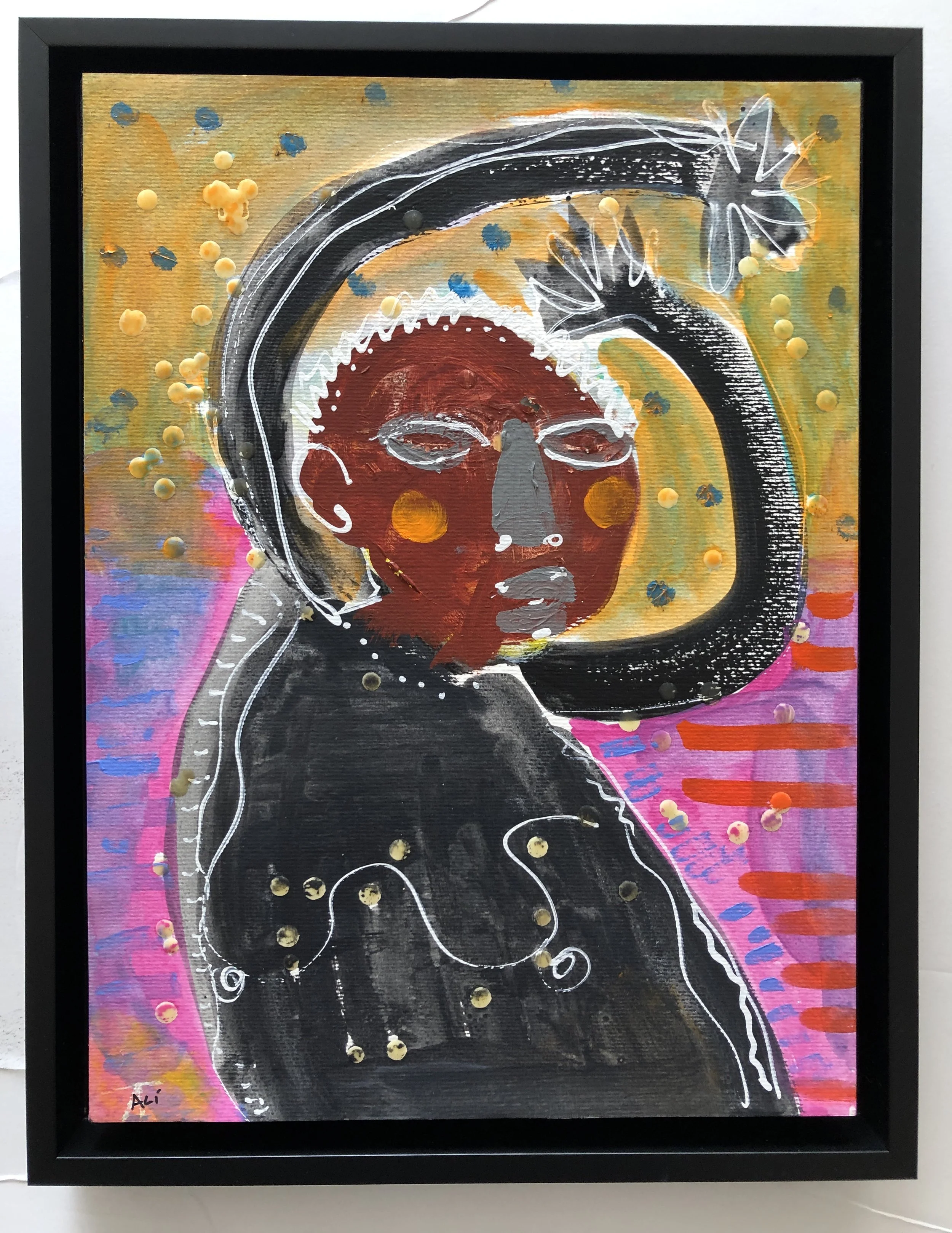  4.  $800  13 1/2 “ x 17 1/2 “  34x 44.5 cm   Beautifully mounted and framed   