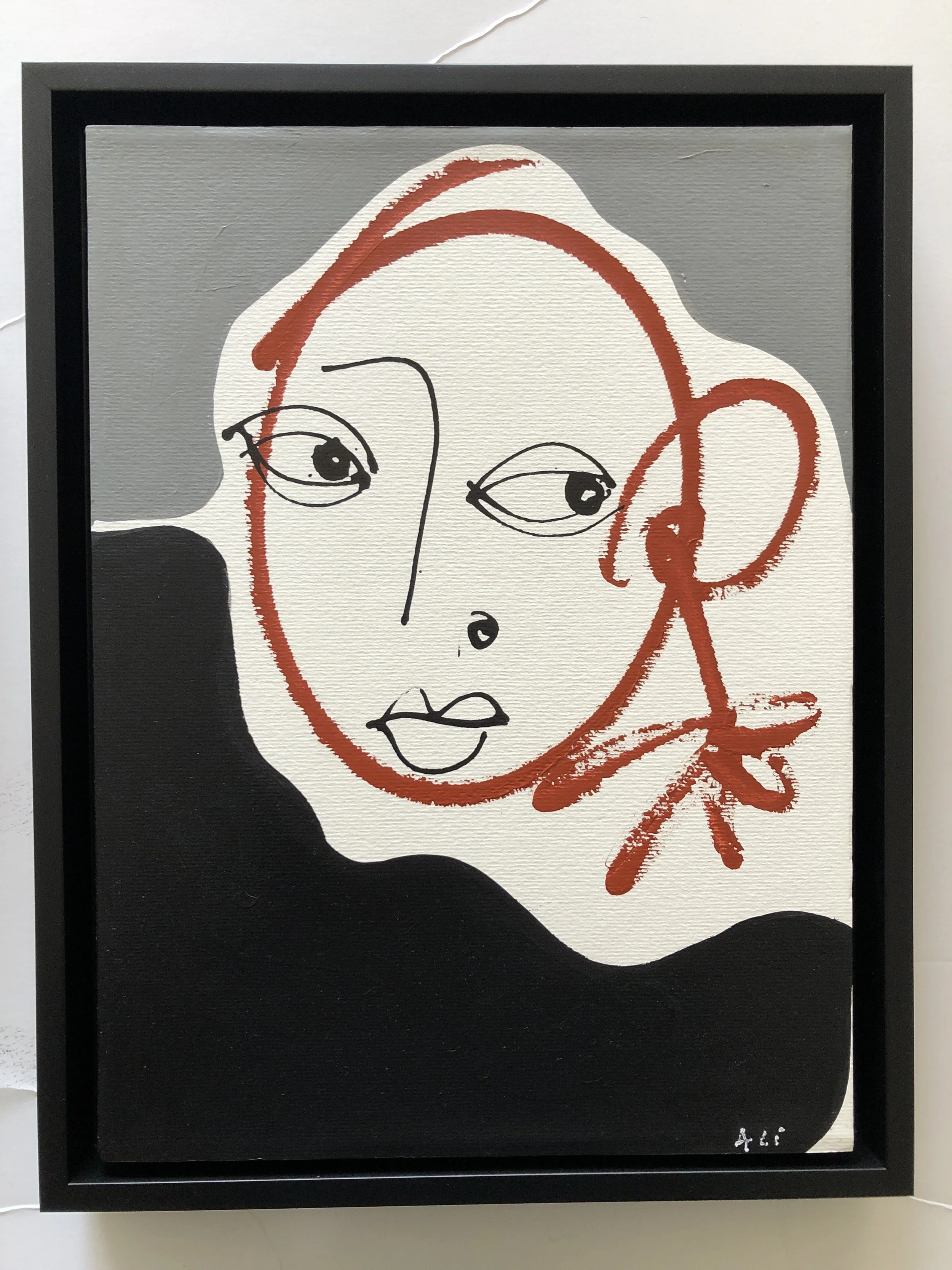  6.   $ 700  13 1/2 “ x 17 1/2 “  34 x 44.5 cm   Beautifully mounted and framed     