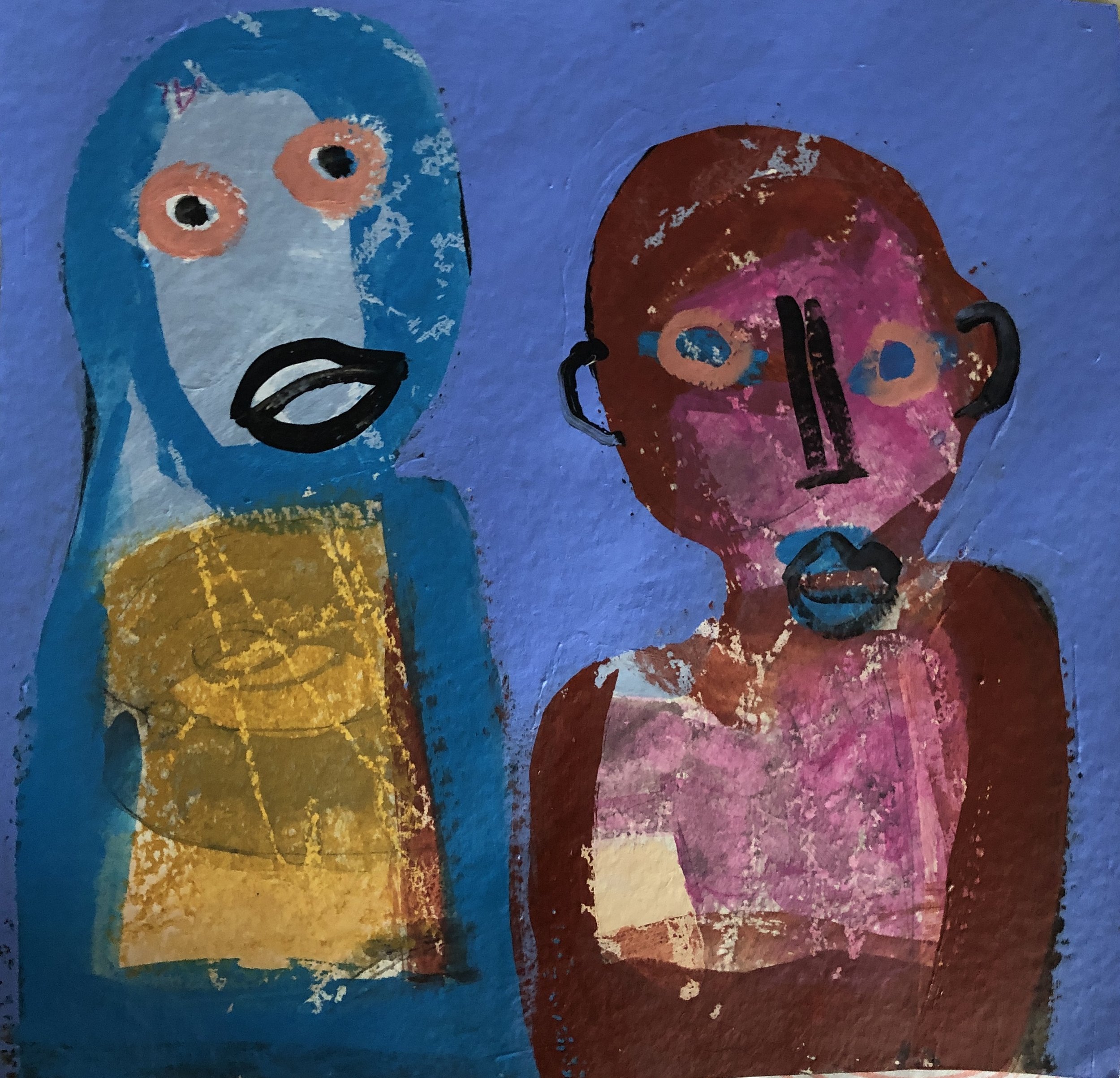 13. Acrylic on paper 16"x16"