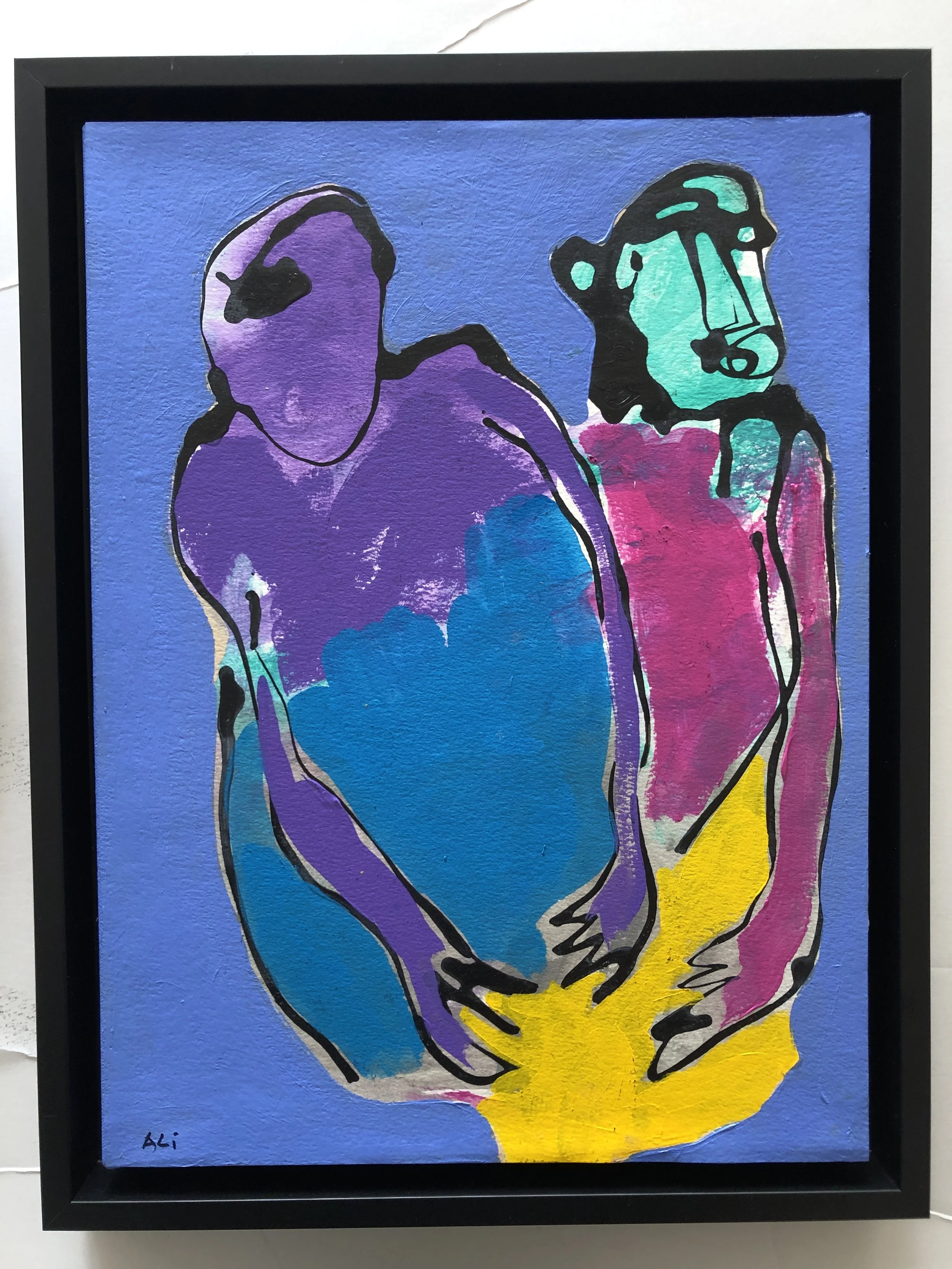 6. Acrylic on paper 12"x16"/ 30x40cm