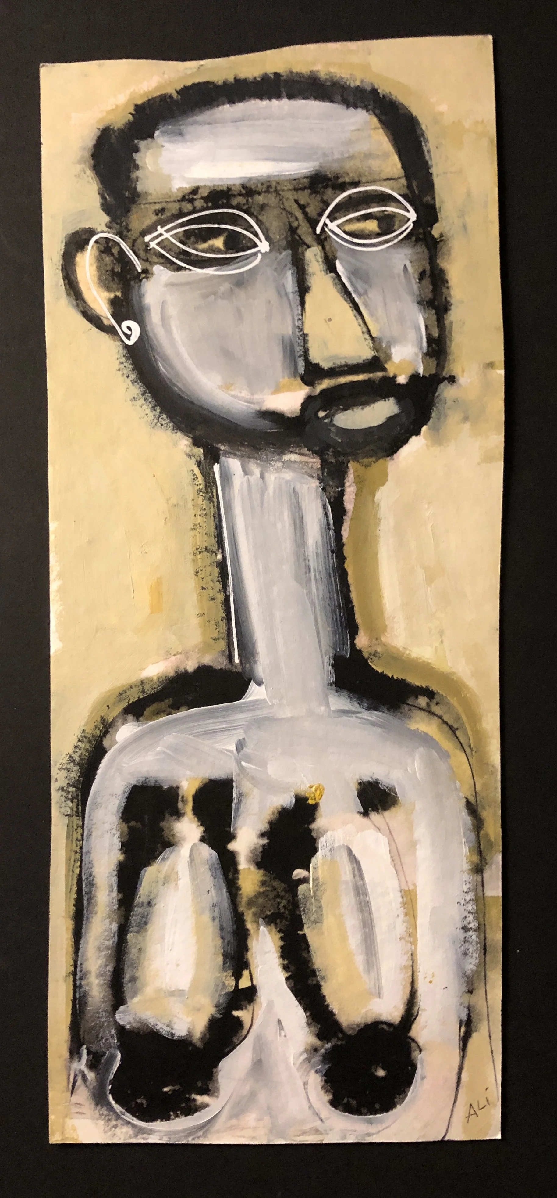 18. Acrylic  and ink on paper 